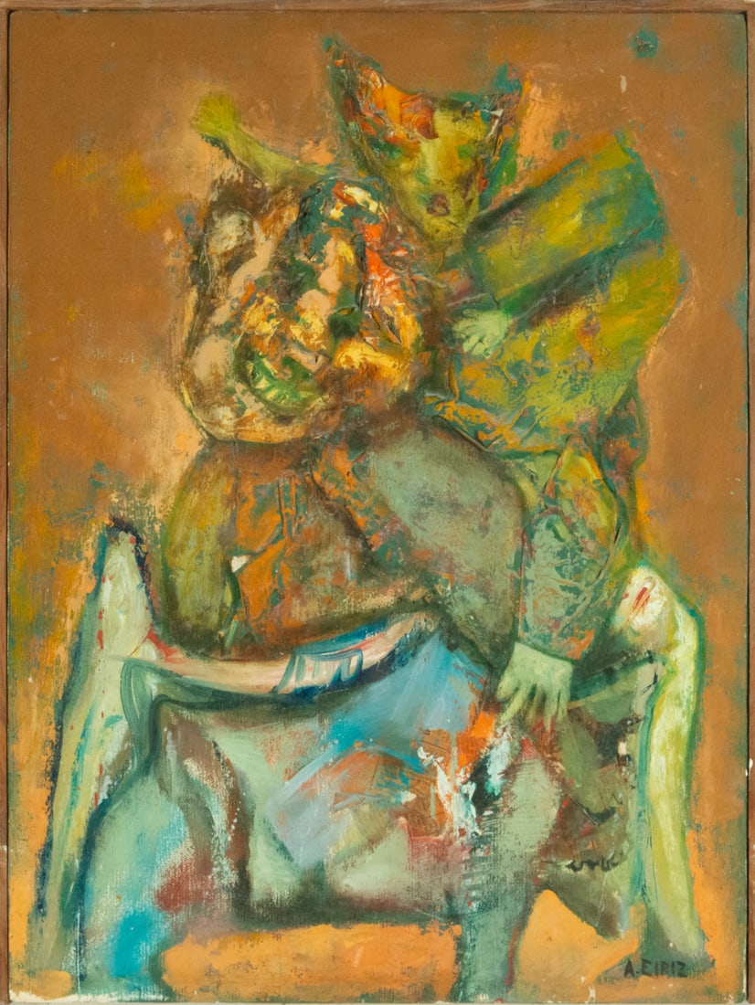 Cuban school of the 20th century, Antonia Eiriz (Havana, Cuba, 1929-Miami, 1995), attached is a (1 of 6)