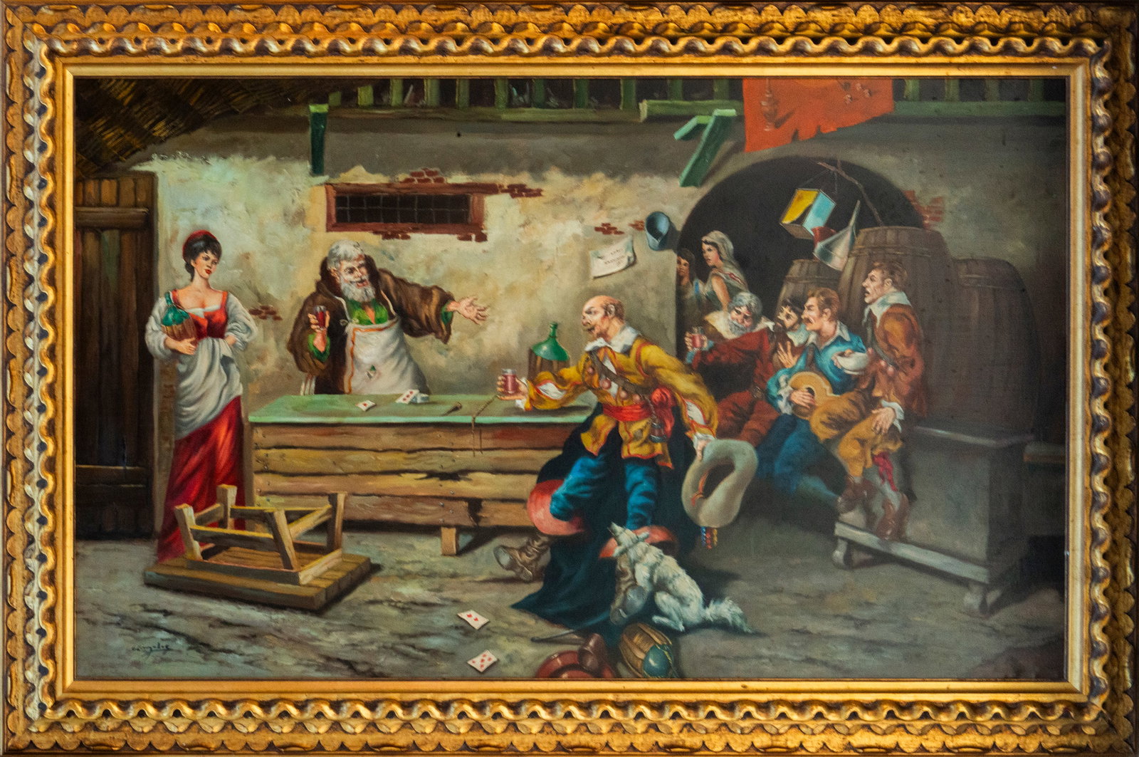 Tavern scene (20th century) (1 of 4)