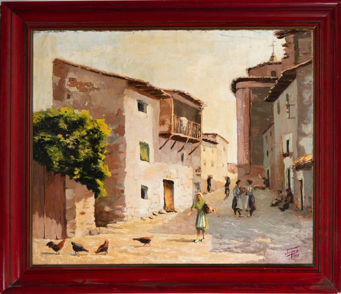 Village View, 20th Century Spanish School (1 of 20)