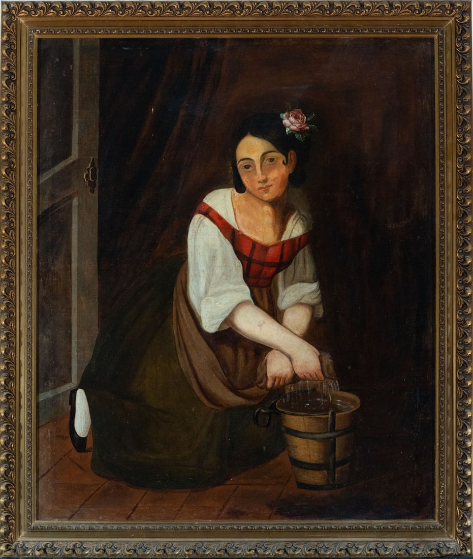 The Washerwoman, Spanish or Mexican school of the 19th century (1 of 5)