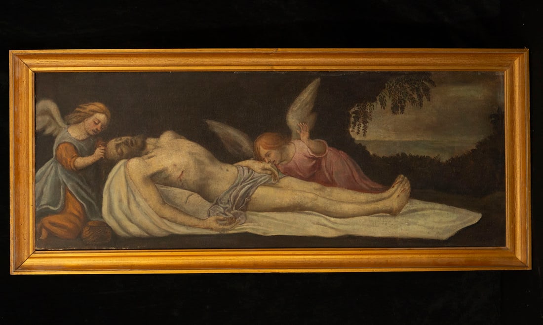 Christ in the Sepulchre, 17th century Roman school (1 of 5)
