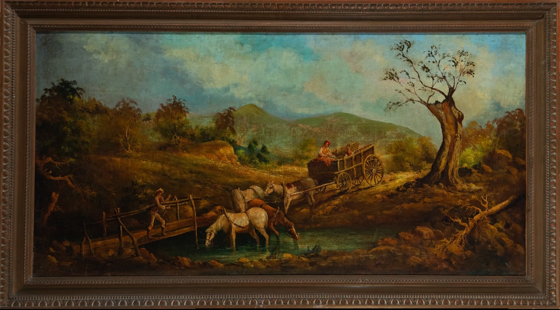 Peasants in a Carriage, 19th-century German school (1 of 4)