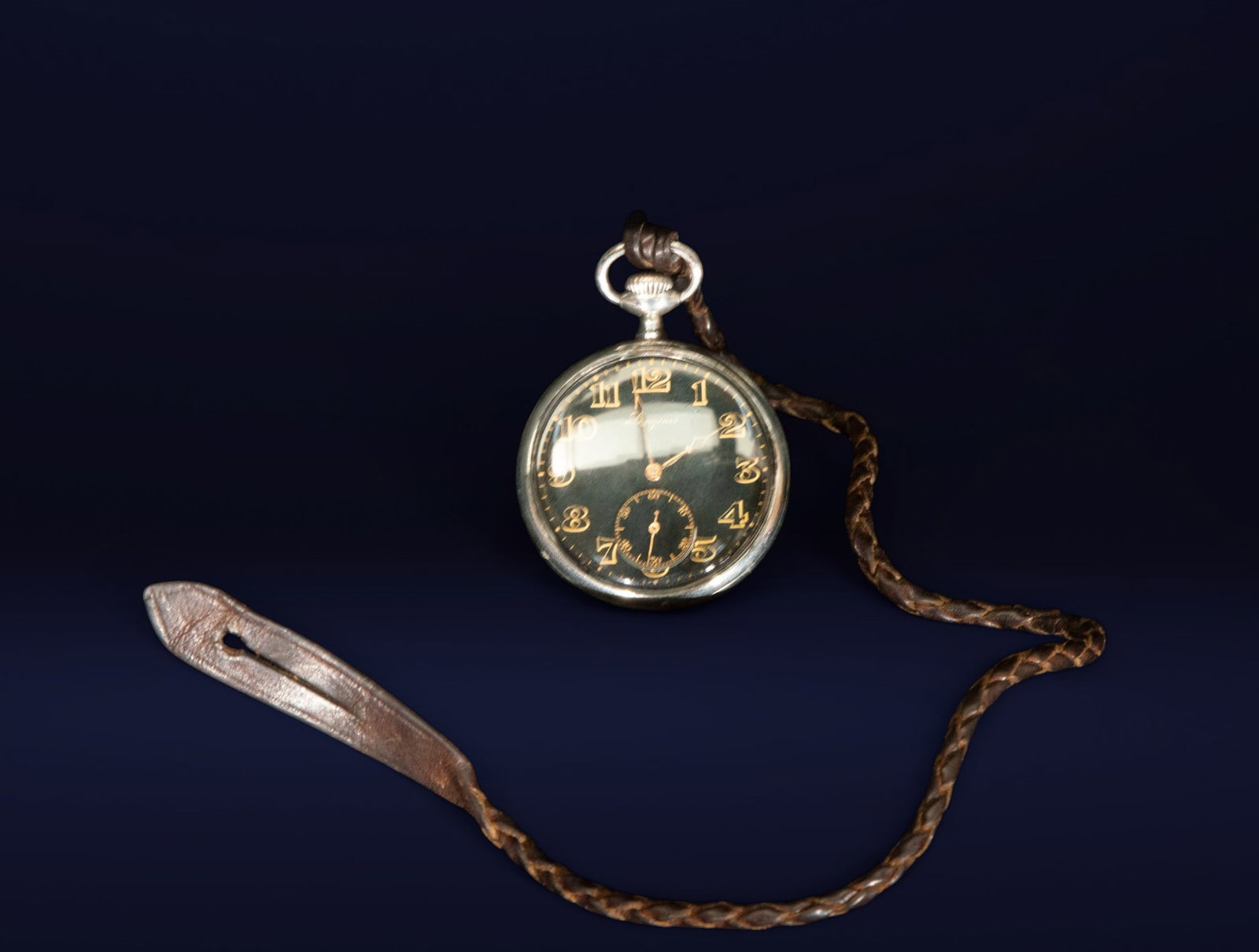 Longines silver pocket watch (1 of 4)