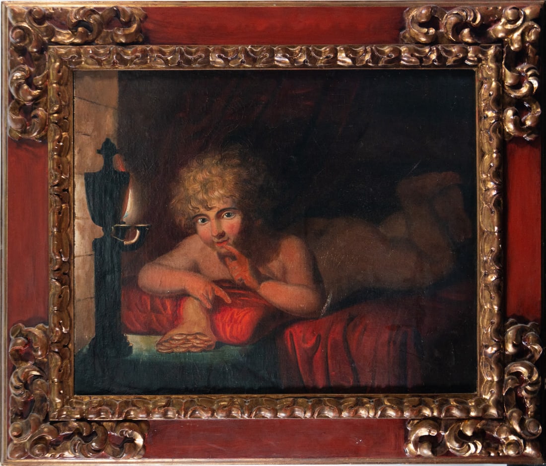 Allegory of Greed, Flemish school of the 17th century, signed with anagram (1 of 6)
