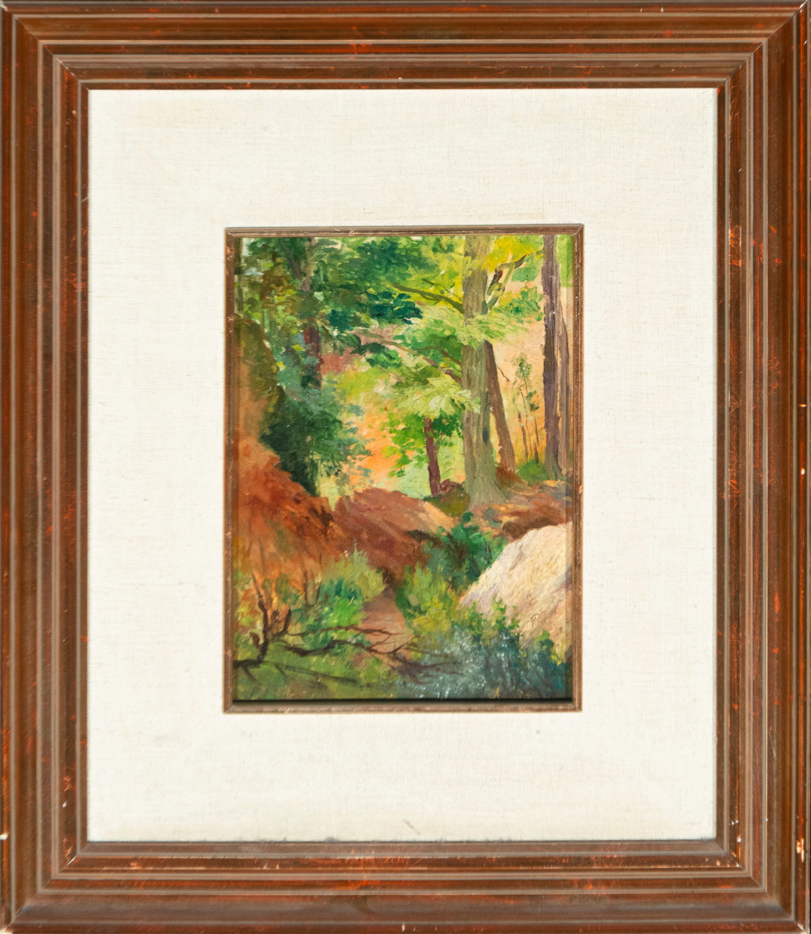 Landscape S. Avendaño Serafín Avendaño - 19th Century: Oil on canvas, , , Measurements 33x46 cm (63x59 cm)