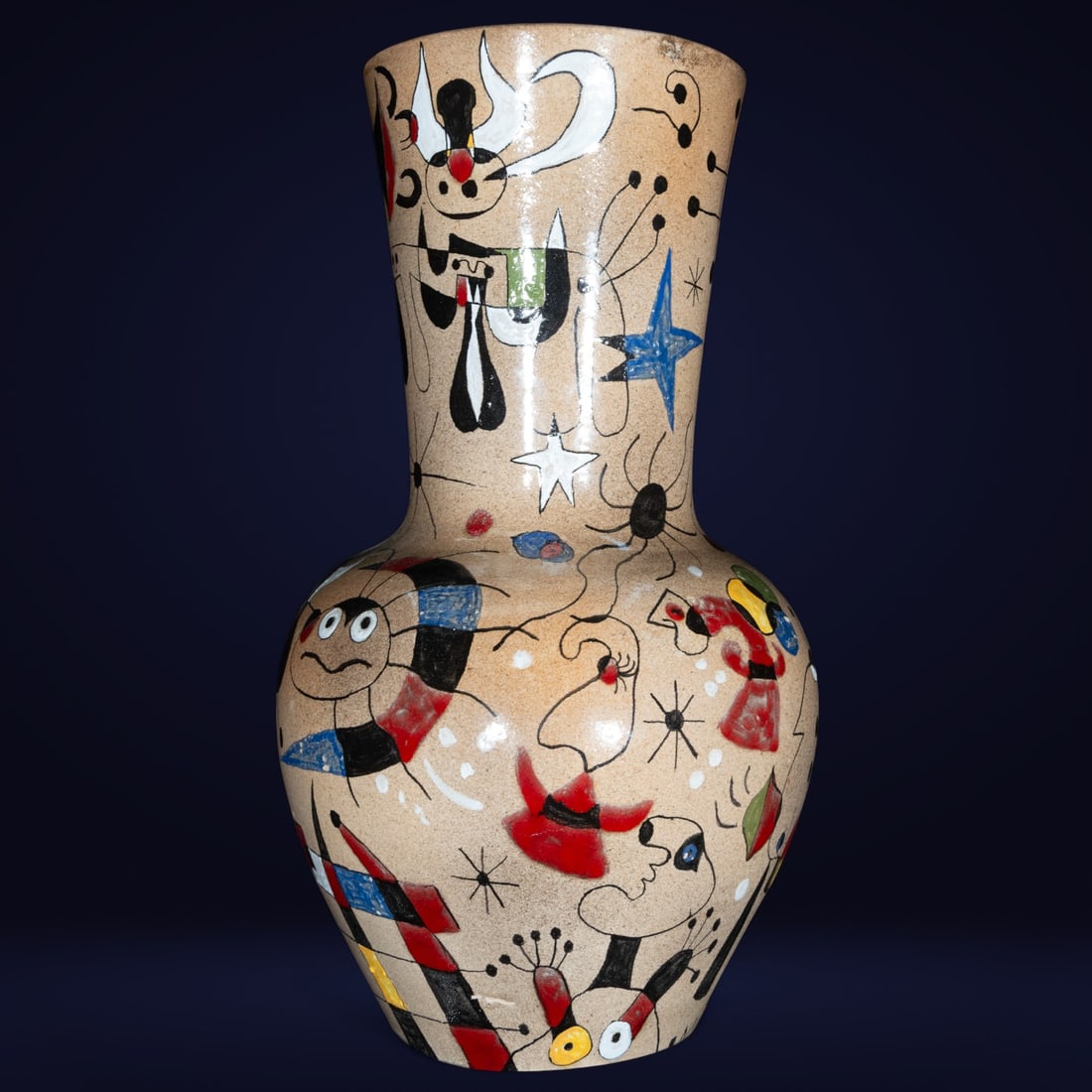Glazed clay vase after models by Joan Miró (Barcelona, 1893 – Palma de Mallorca, 1983). (1 of 6)