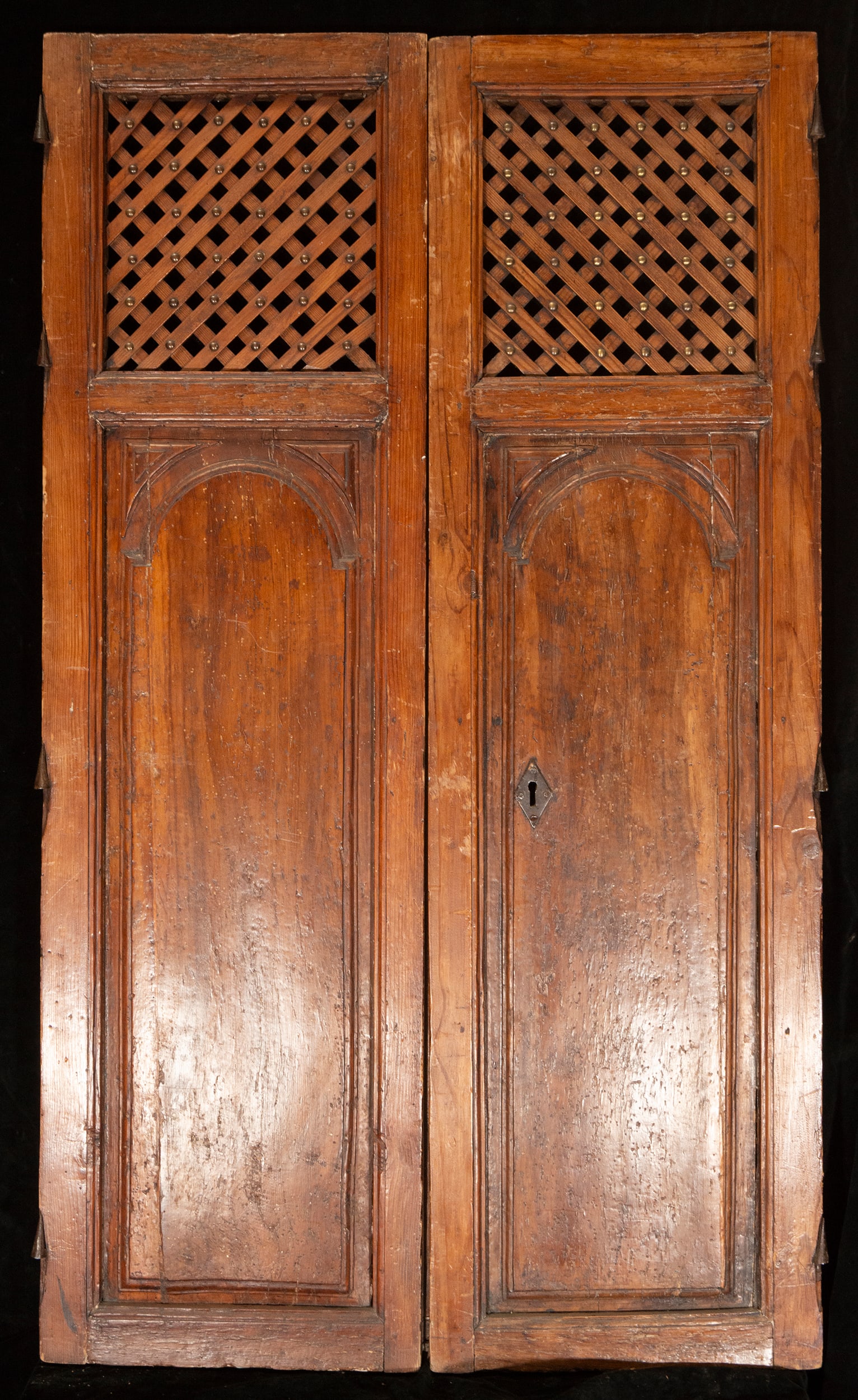 Pair of cupboard doors, Spanish School. 17th century (1 of 5)