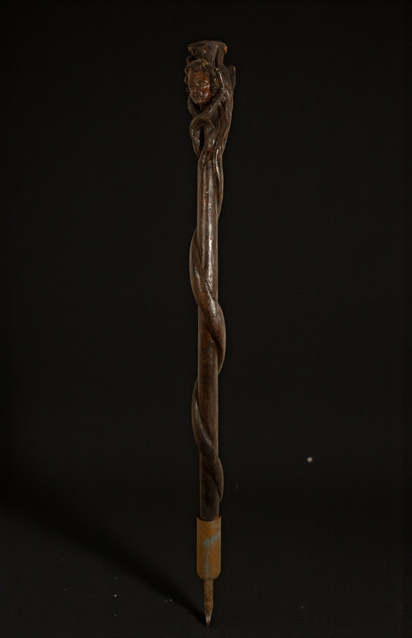 Rare Medieval Mass Tricerium or Axe-Stick from the 16th Century "Tree of Wisdom" (1 of 10)