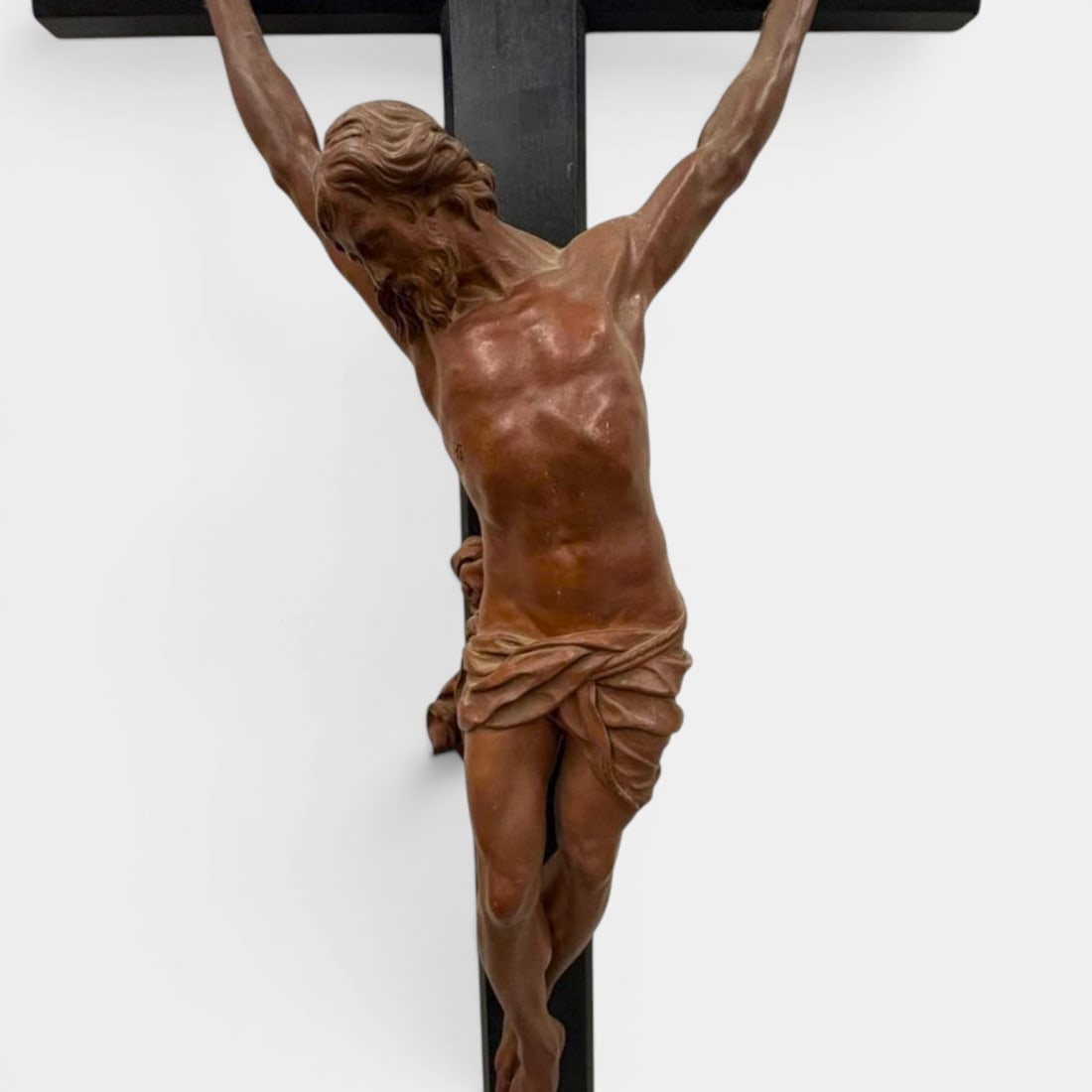Exquisite Italian Baroque Christ from the late 18th century in terracotta (1 of 3)