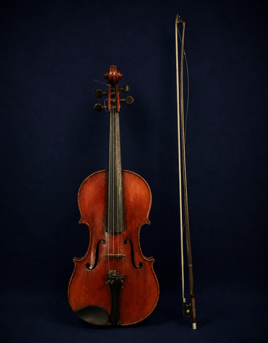 Stradivarius model violin, early 20th century (1 of 4)