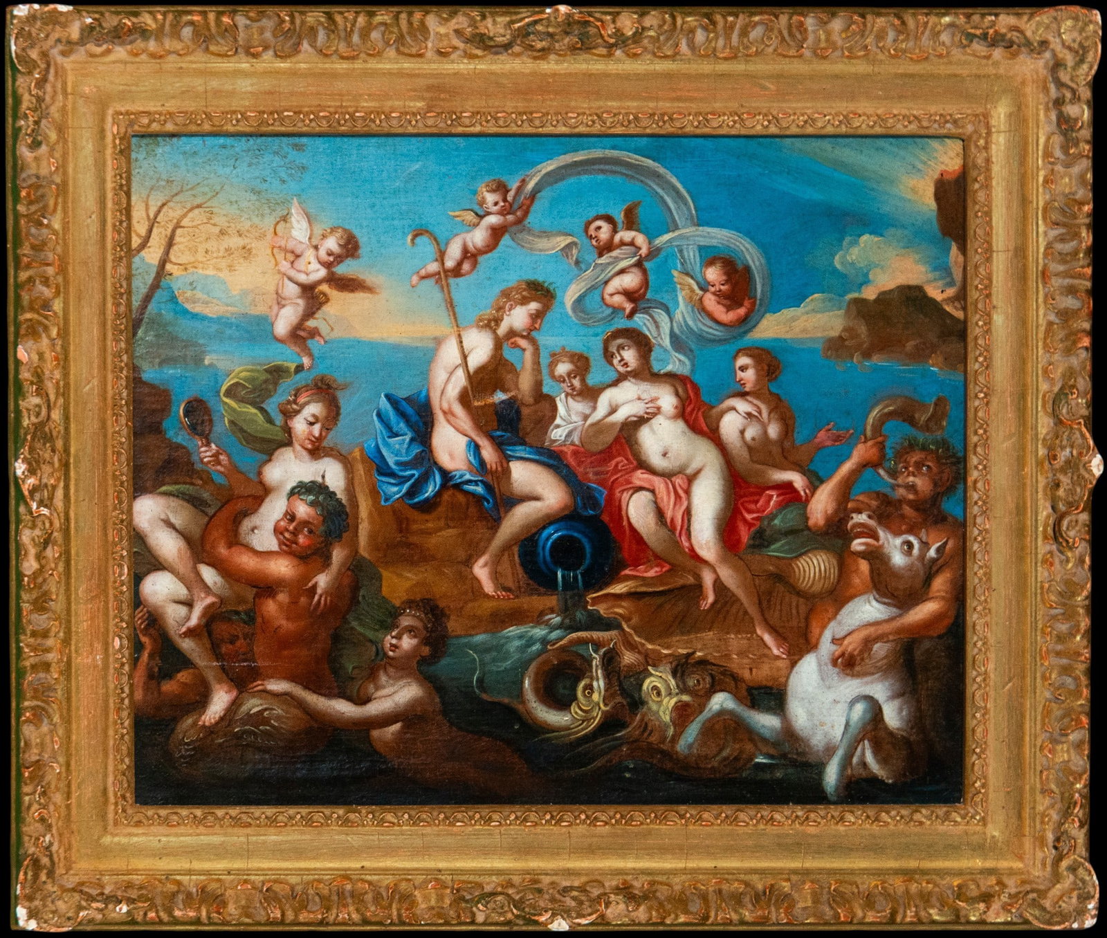 Mythological Scene - Venetian School of the 17th Century (1 of 5)