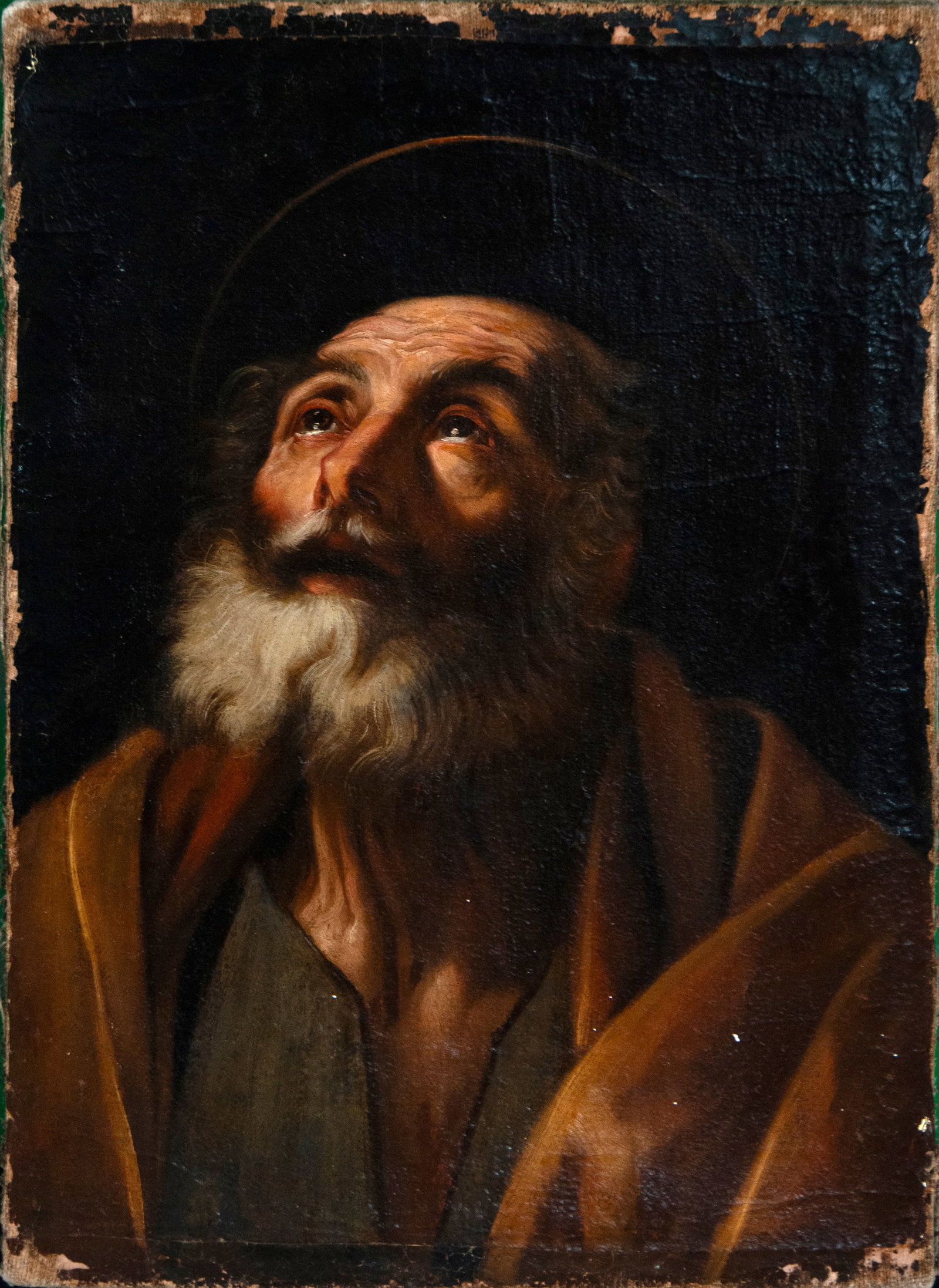 Neapolitan Master - Tears of Saint Peter, Italian School, 17th Century (1 of 2)