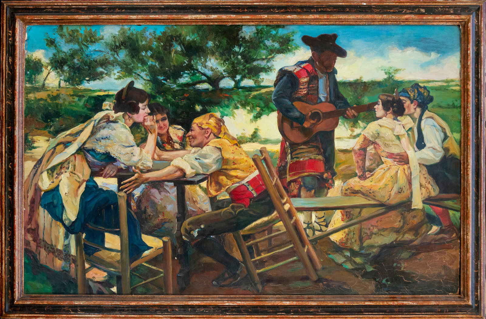 Genre scene, Signed, Spanish School, 20th Century (1 of 5)