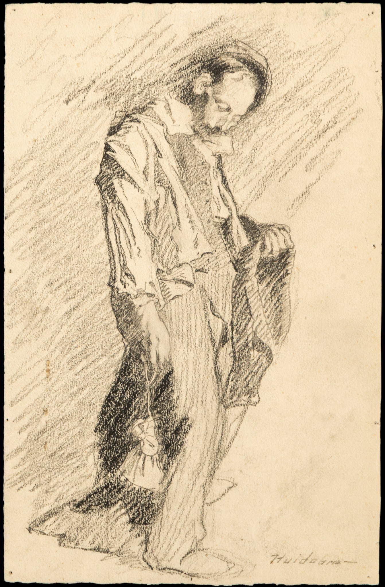 Luis Huidobro Laplana (Madrid, 1870-1936) - Madrid painter - 19th - 20th centuries: Measurements: 26 cm x 17 cm.