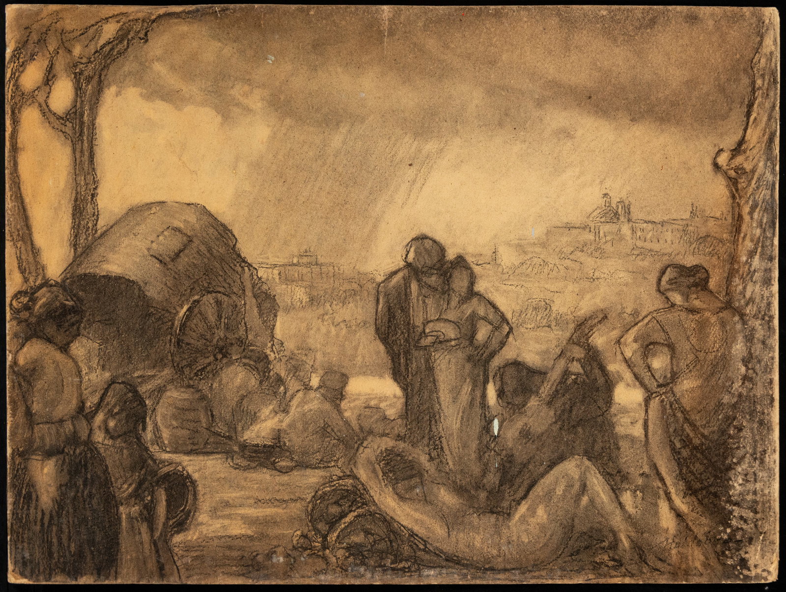 Luis Huidobro Laplana (Madrid, 1870-1936) - Madrid painter - 19th - 20th centuries: Measurements: 67 cm x 50 cm.