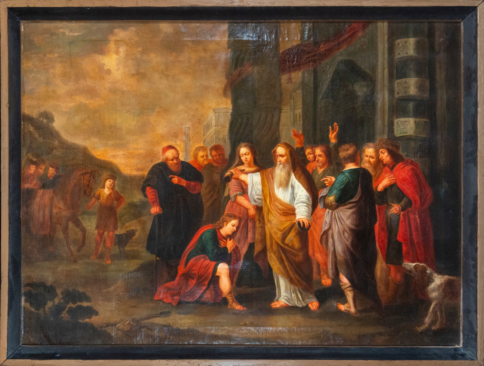 Style/Circle of RUBENS, Paul, Flemish school of the 17th century: Measurements: 108cm x 79cm; 117cm x 89cm.