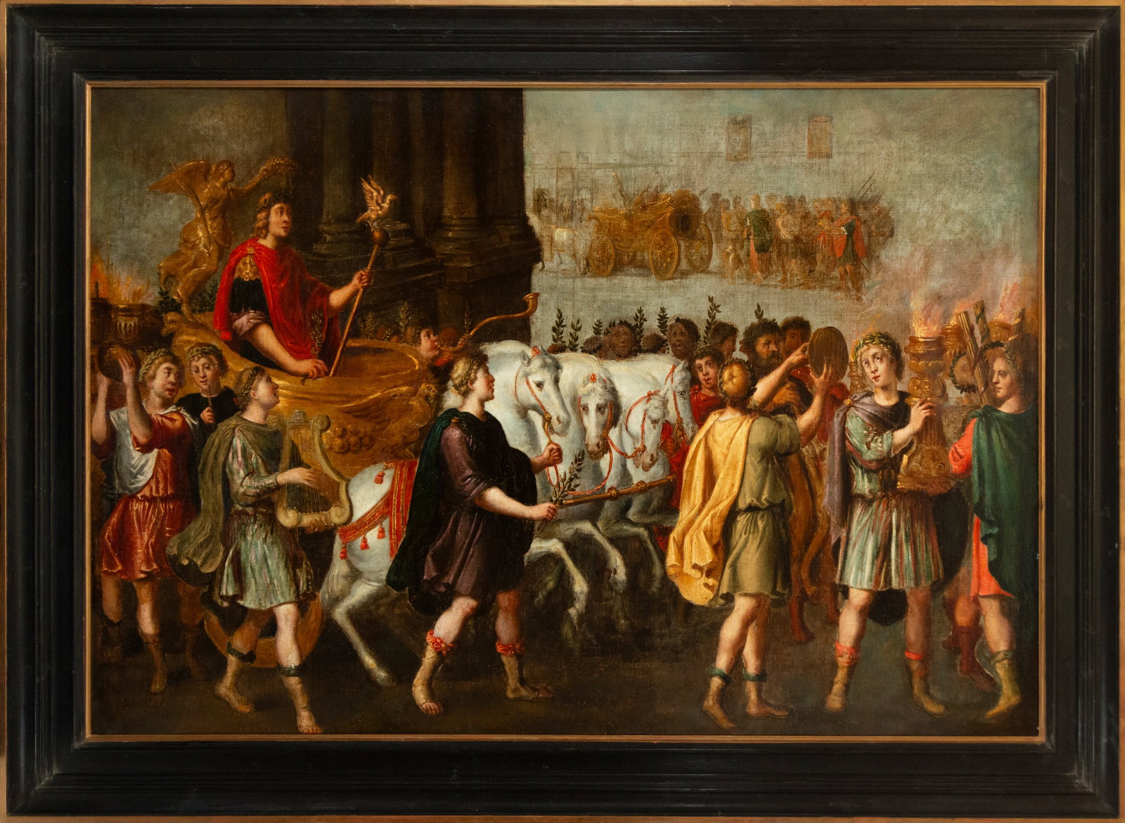 Monumental Roman Quadriga, Dutch School, 18th Century (1 of 8)