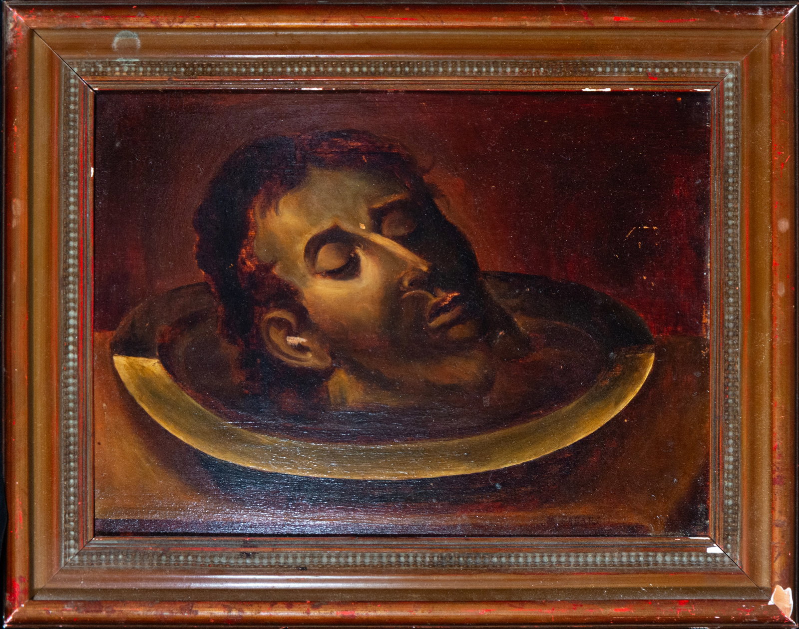 Head of Saint John the Baptist on a platter, Italian School, 18th century (1 of 6)