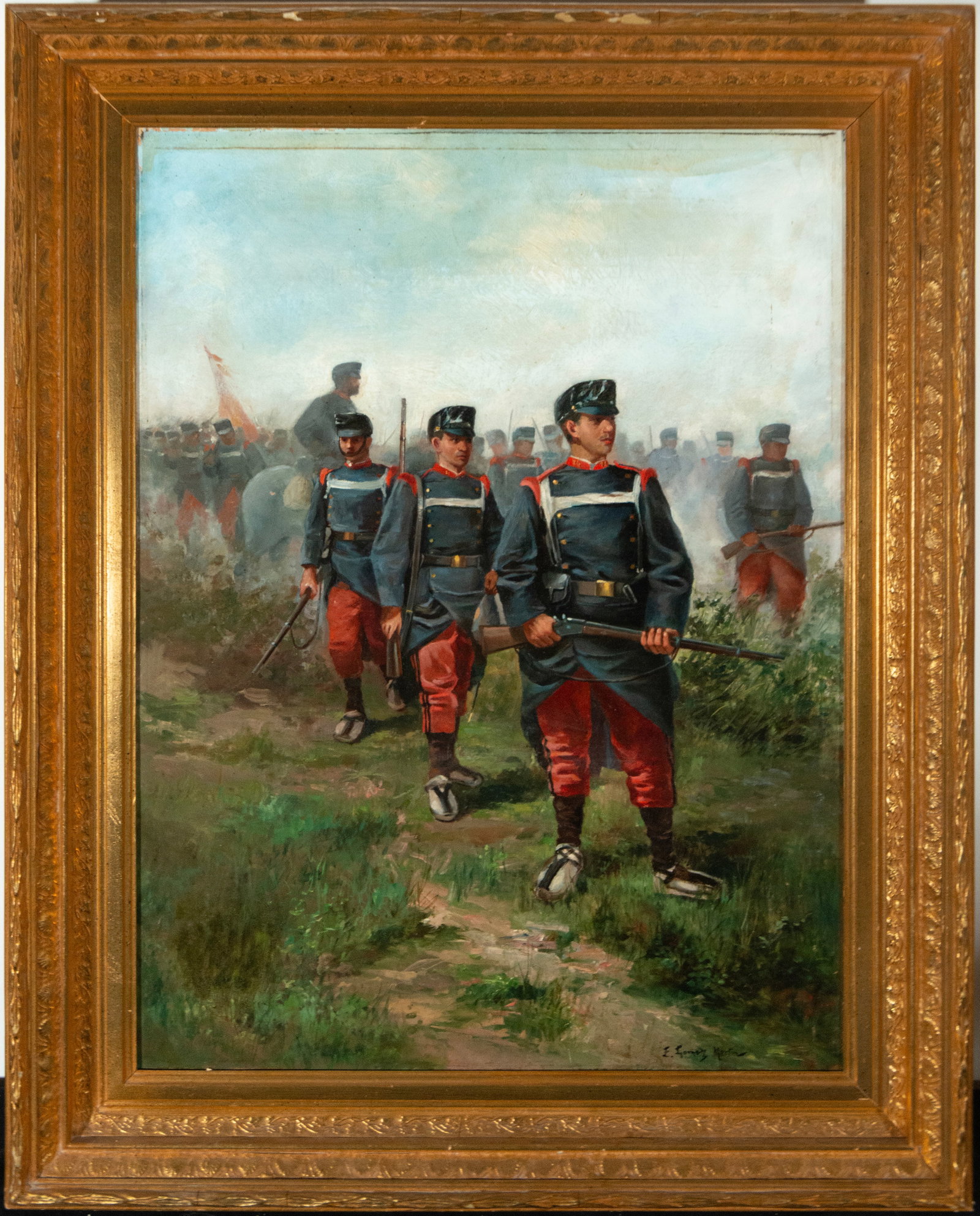 Enrique GÓMEZ MART?N, troops of General Prim in the War of Africa (1 of 6)