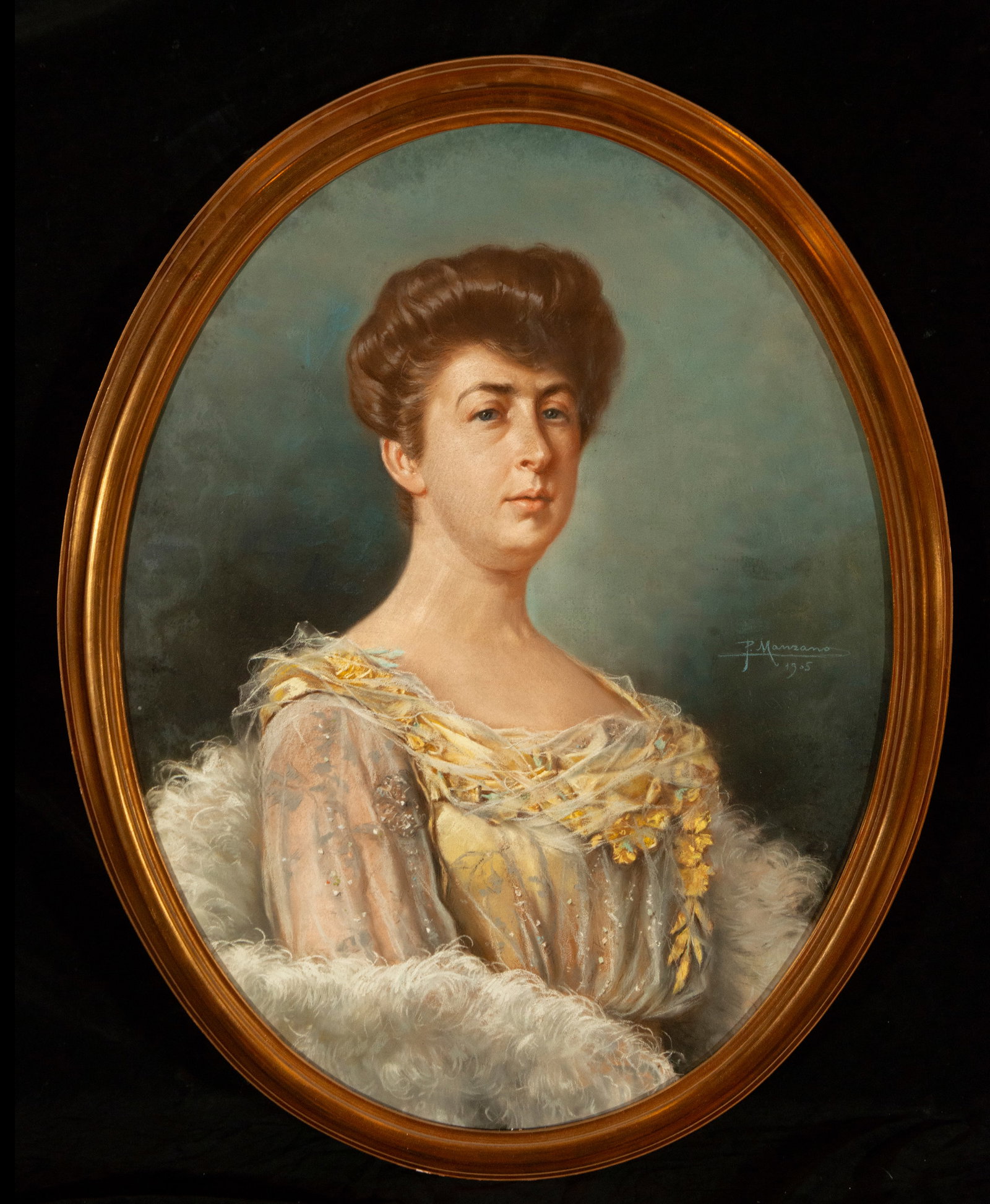 Portrait of a Lady, Signed, Spanish School, 19th Century (1 of 4)