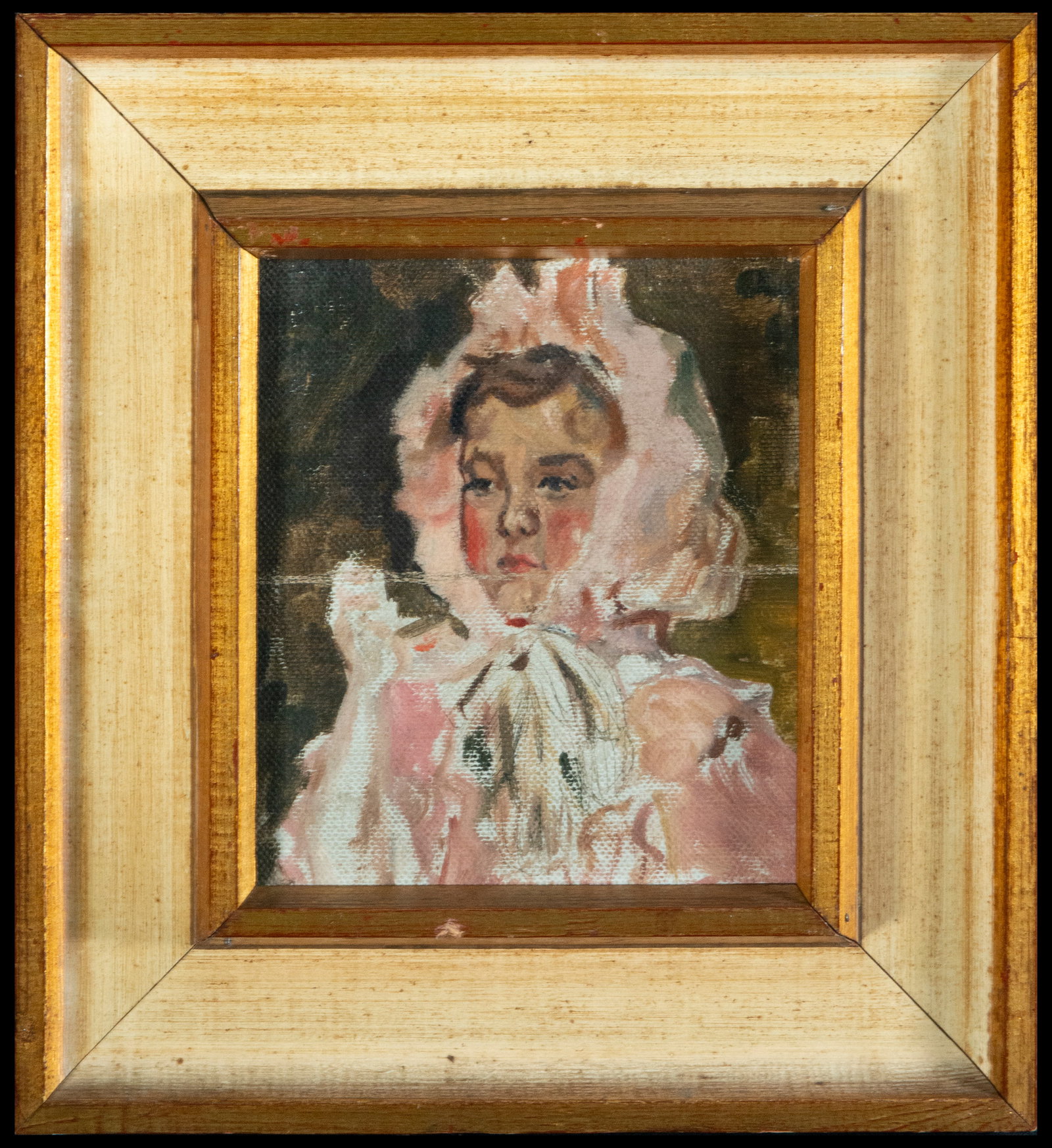 Sketch of Portrait of a Girl, circle of Joaquín Sorolla, 19th century Valencian school (1 of 4)