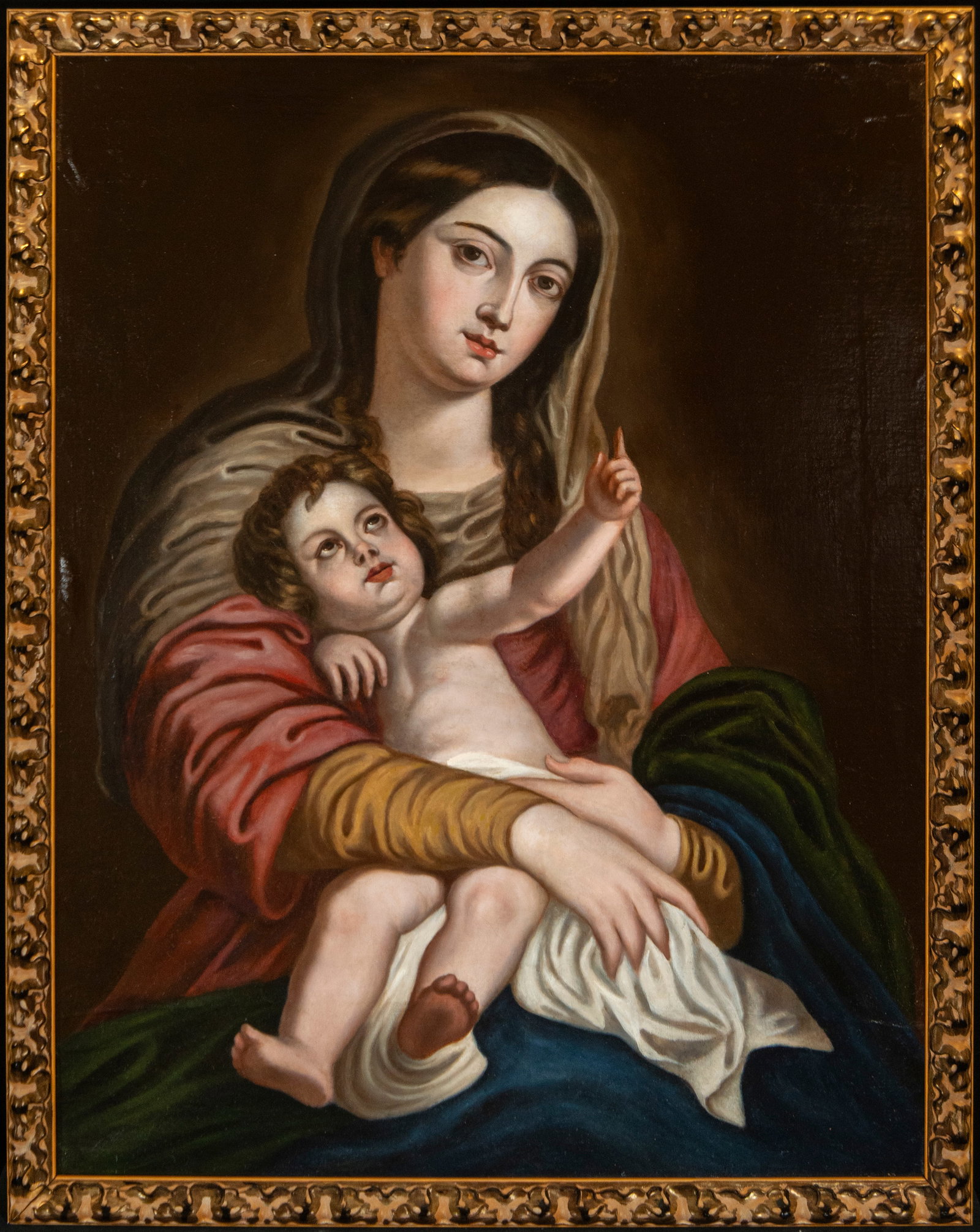 Virgin and Child. Italian School, 18th Century. (1 of 5)