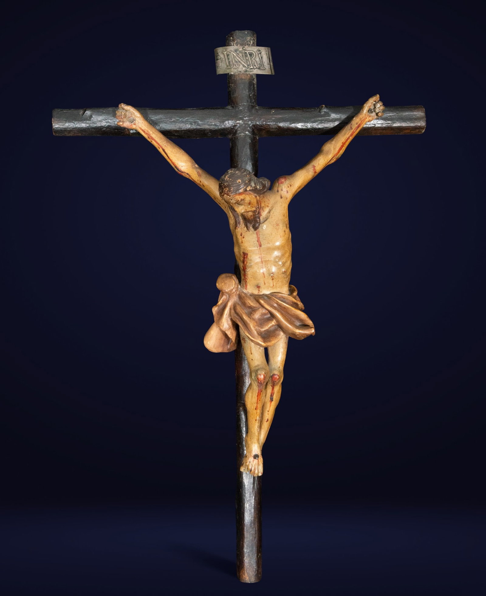 Christ crucified. Spanish School. 18th century. (1 of 4)