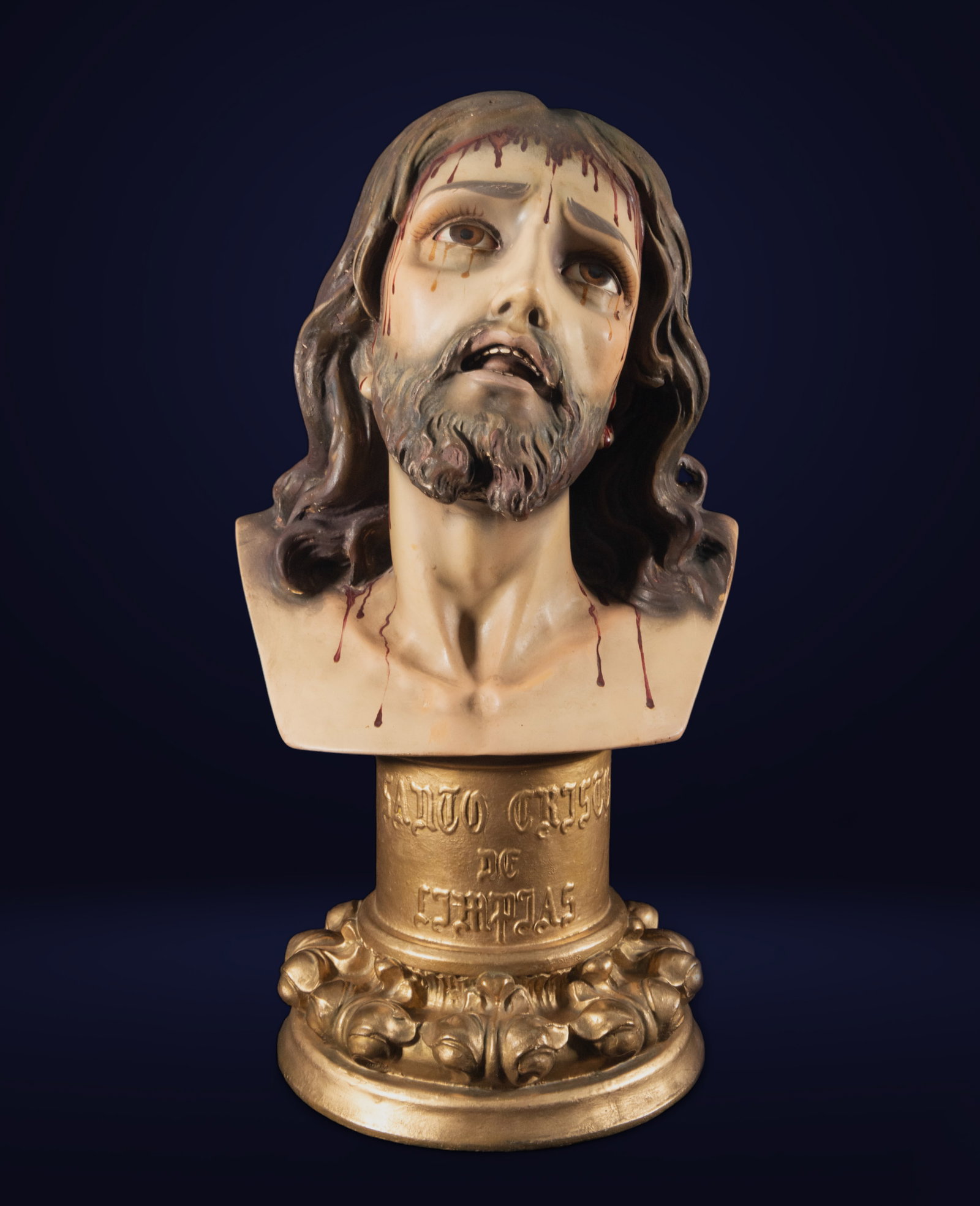 Bust of a Nazarene from Olot from the late 20th - 20th century (1 of 5)