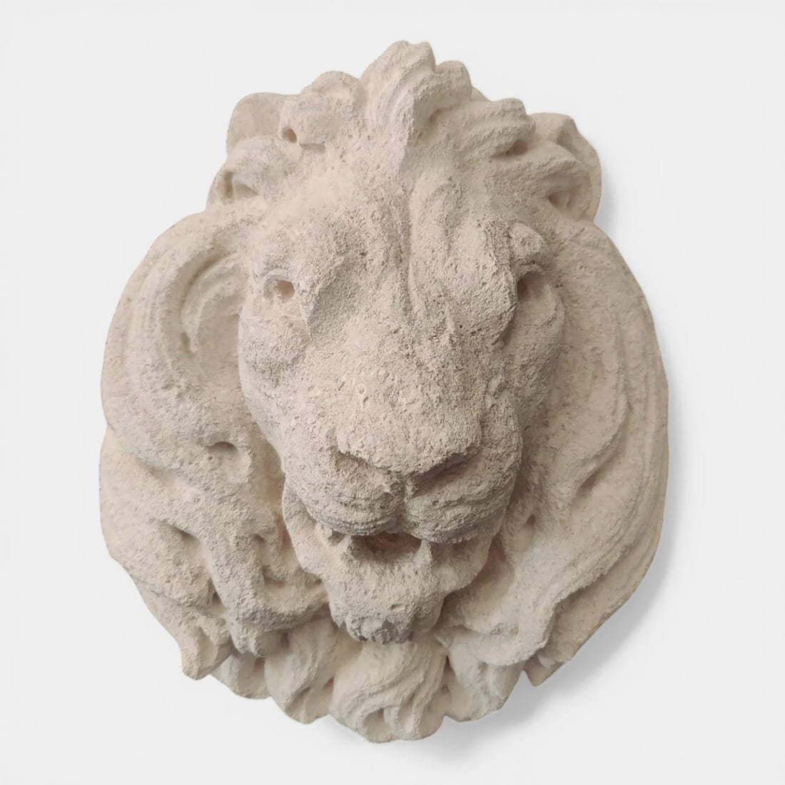 Stone mask or fountain spout with lion's head, Vicenza, Italy, 20th century (1 of 6)