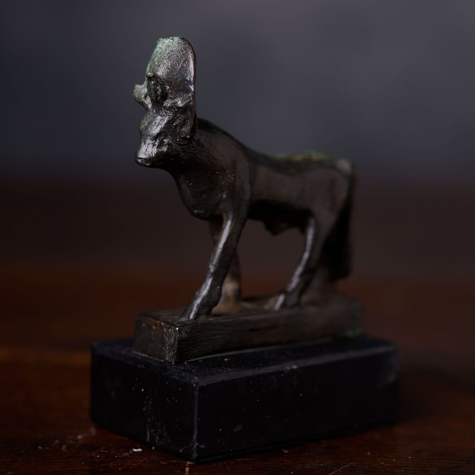 EGYPTIAN BRONZE APIS BULL - LATE PERIOD (722 - 332 BC) ANCIENT EGYPTIAN (1 of 4)