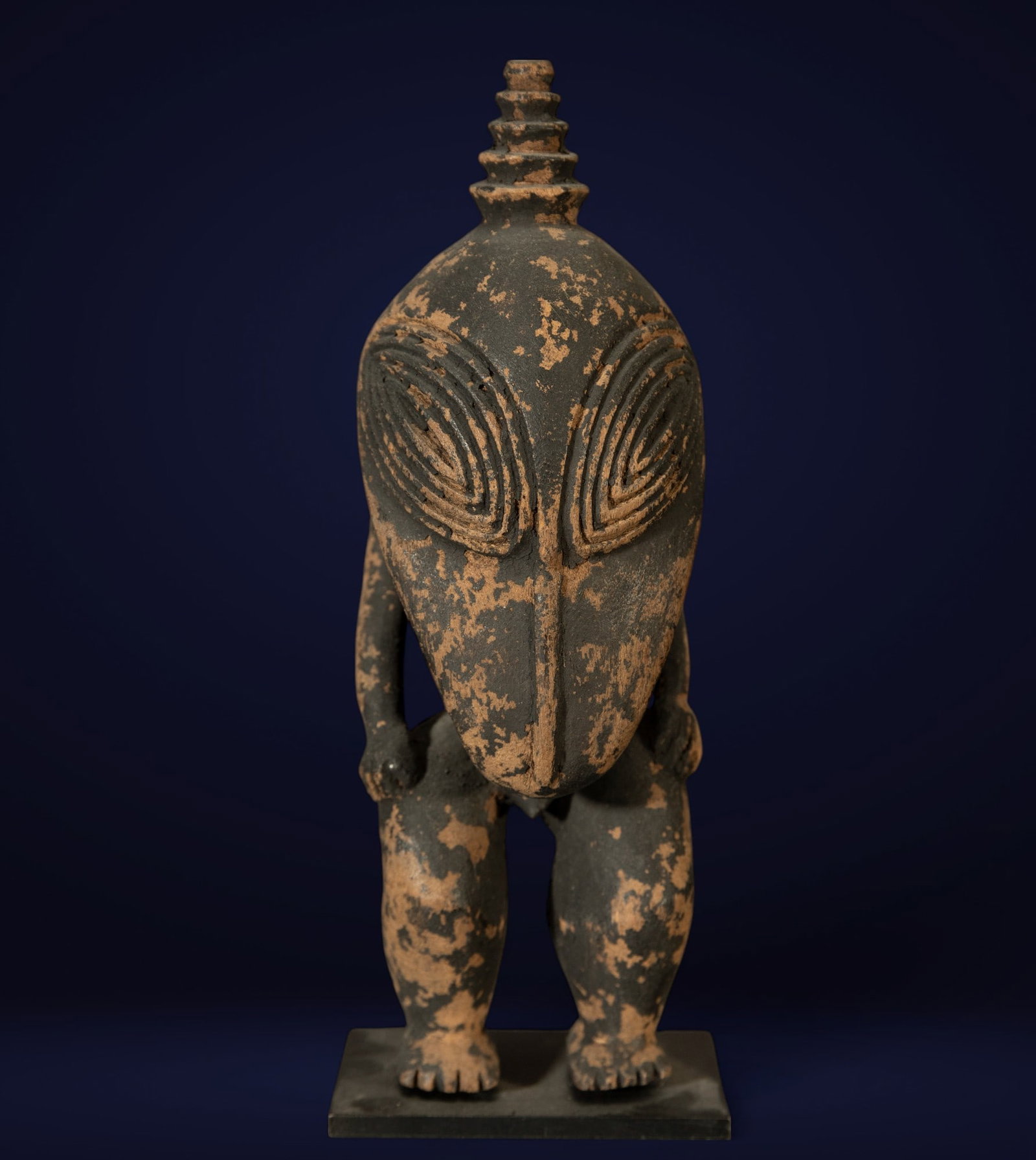 Very rare Sepik Oceania fetish, in wood, late 19th century-20th century (1 of 7)