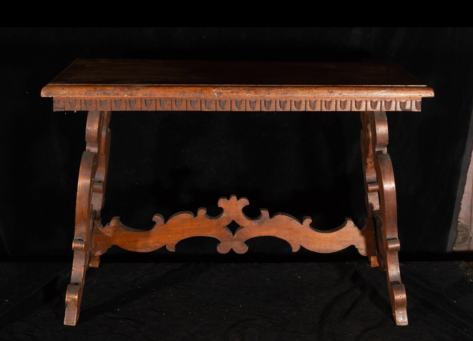 Walnut table, Italian School, 18th century (1 of 2)