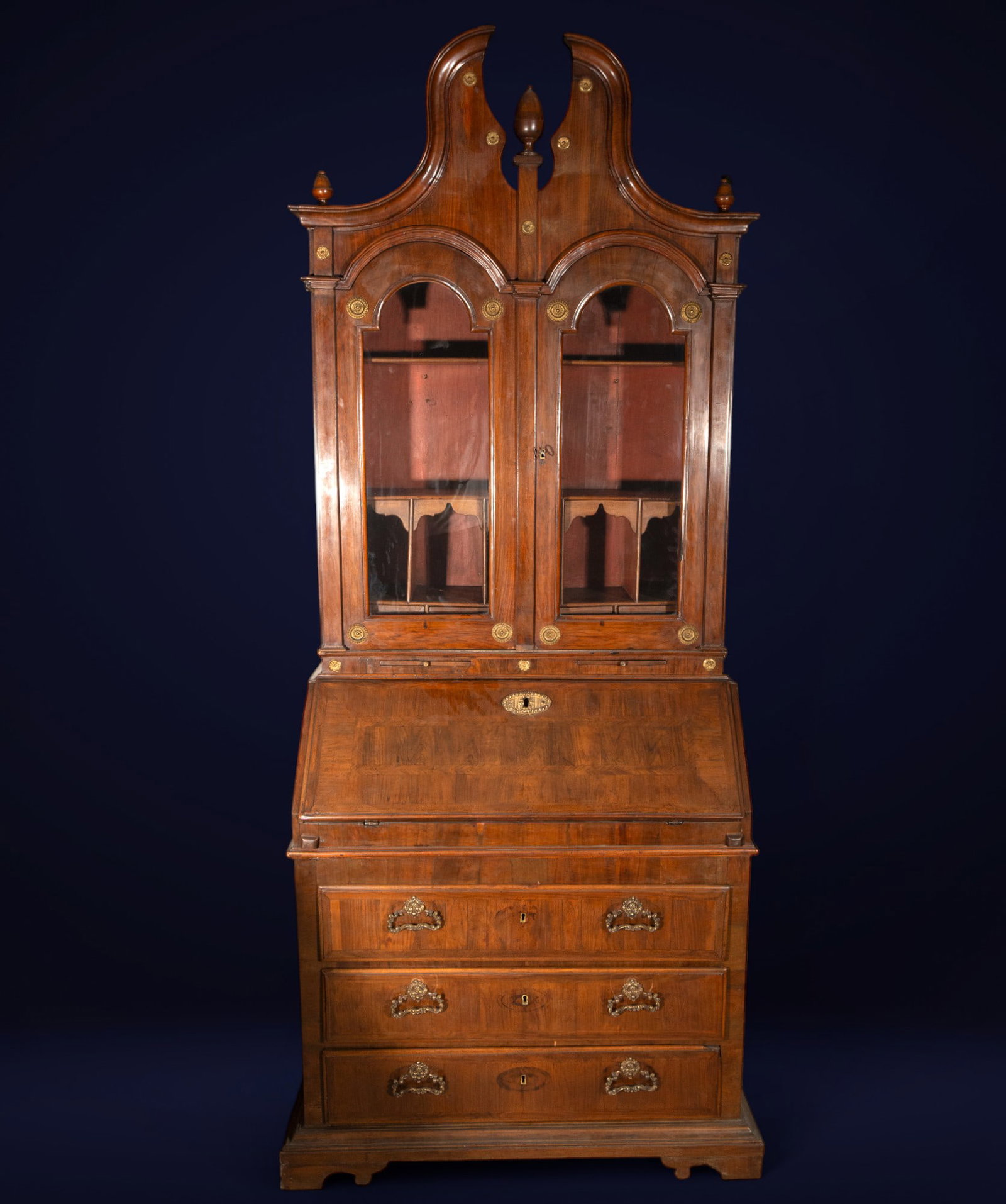 Two-section writing desk. European School. 18th century. (1 of 4)