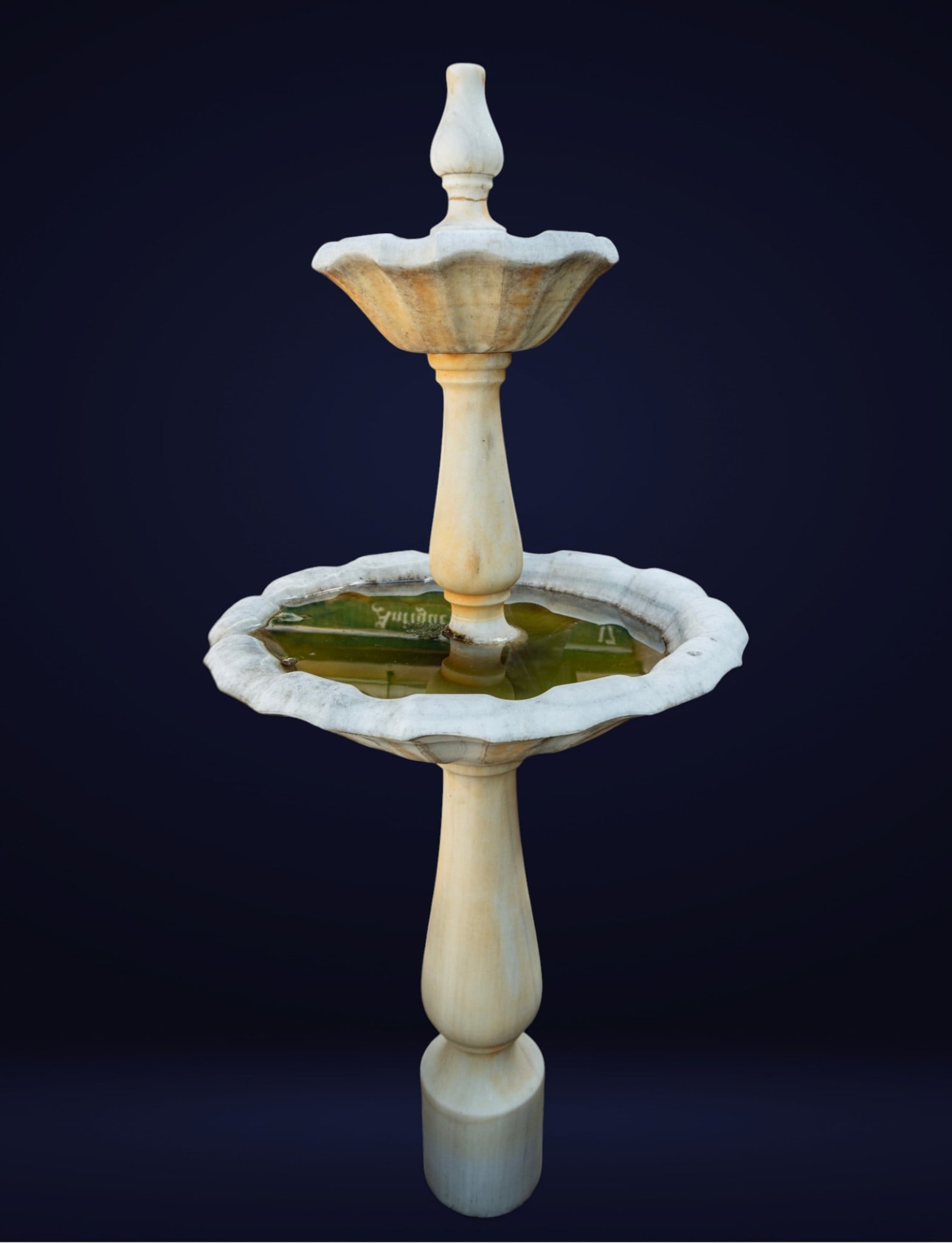 Two-bodied marble fountain, 19th Century (1 of 1)