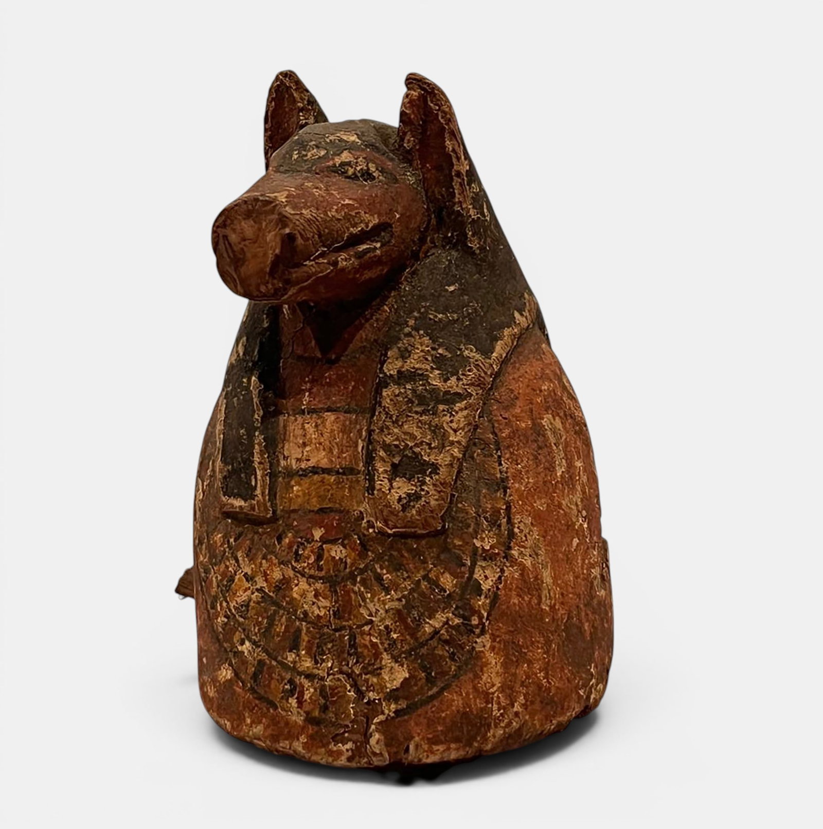 Funerary protective amulet with Anubis, guardian of the necropolis (1 of 6)