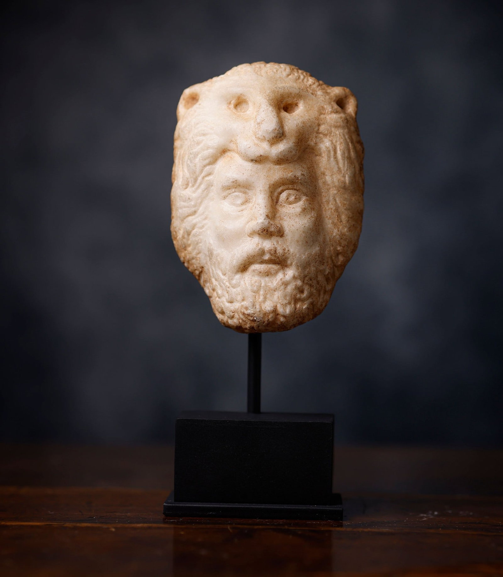 Exceptional Roman Marble Head of Hercules, Roman Empire - 2nd-3rd Century AD (1 of 6)