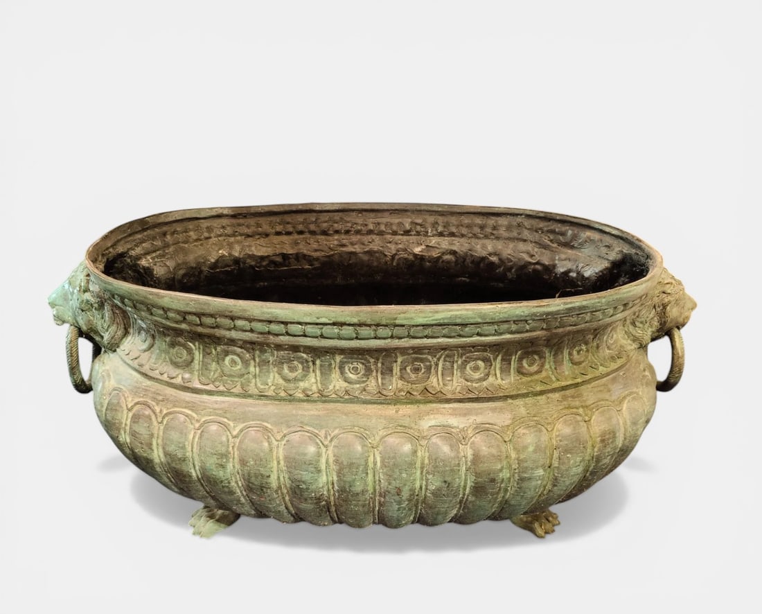 Important Italian bronze planter, Italy, 19th century (1 of 5)