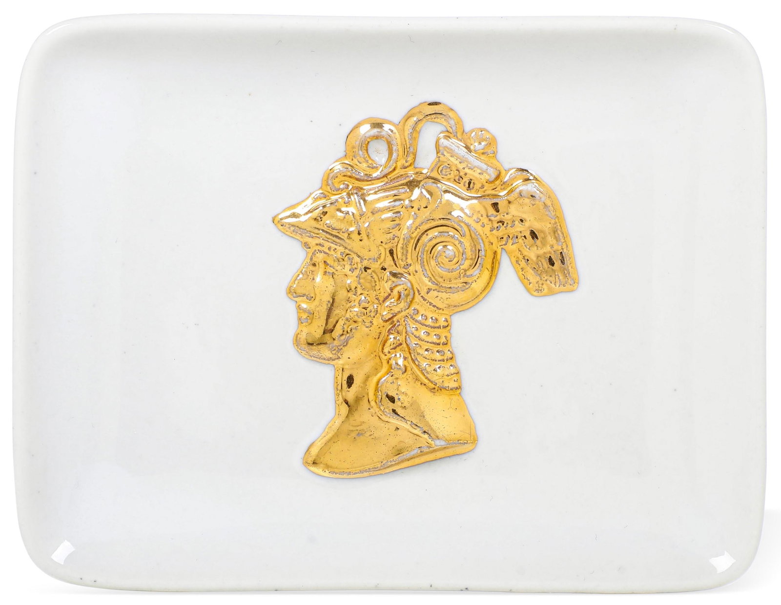 Mercury tray. Milan, Fornasetti Factory, circa 1950 (1 of 4)