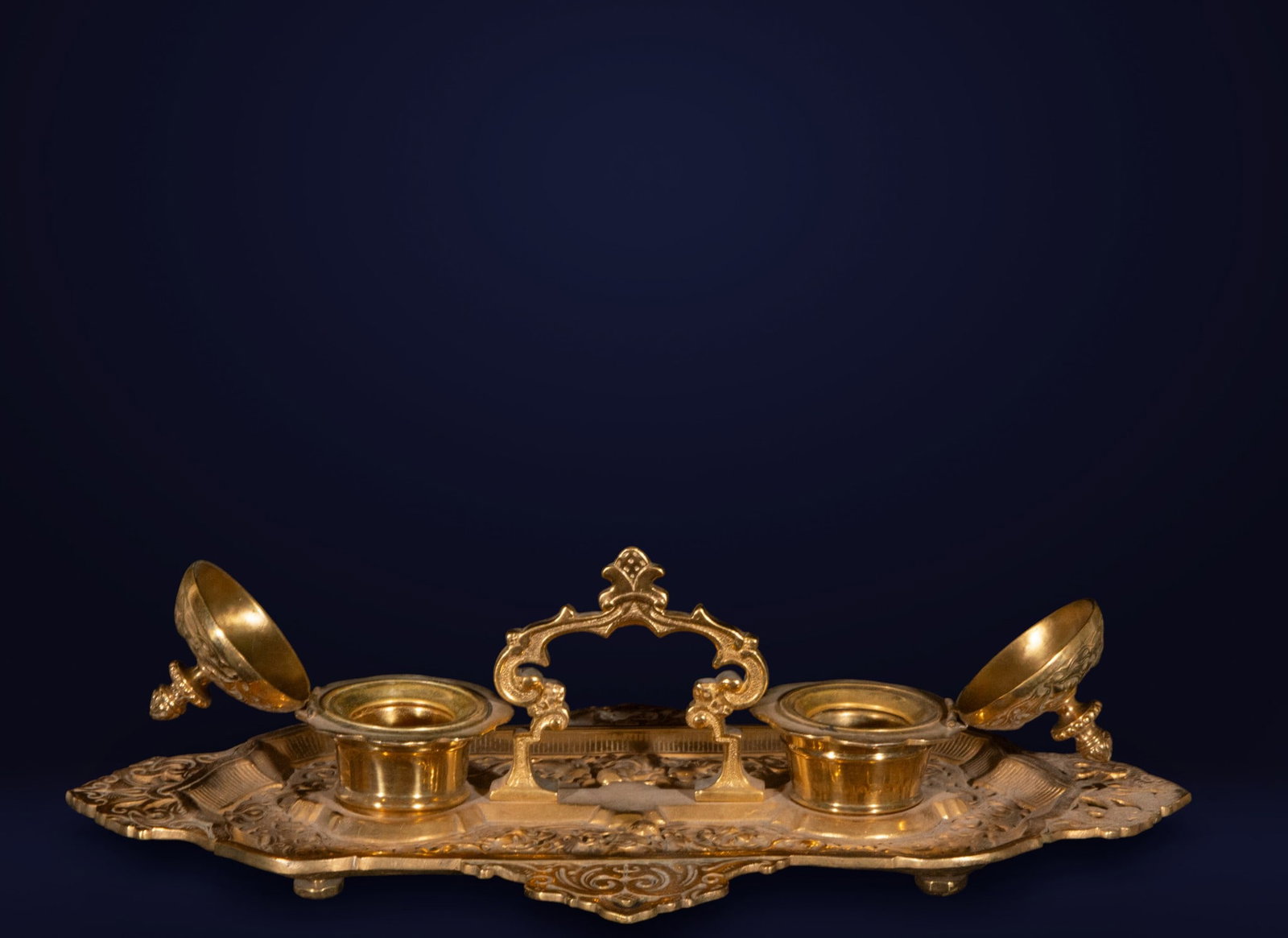 Art Nouveau inkwell, European School, circa 1900 (1 of 5)
