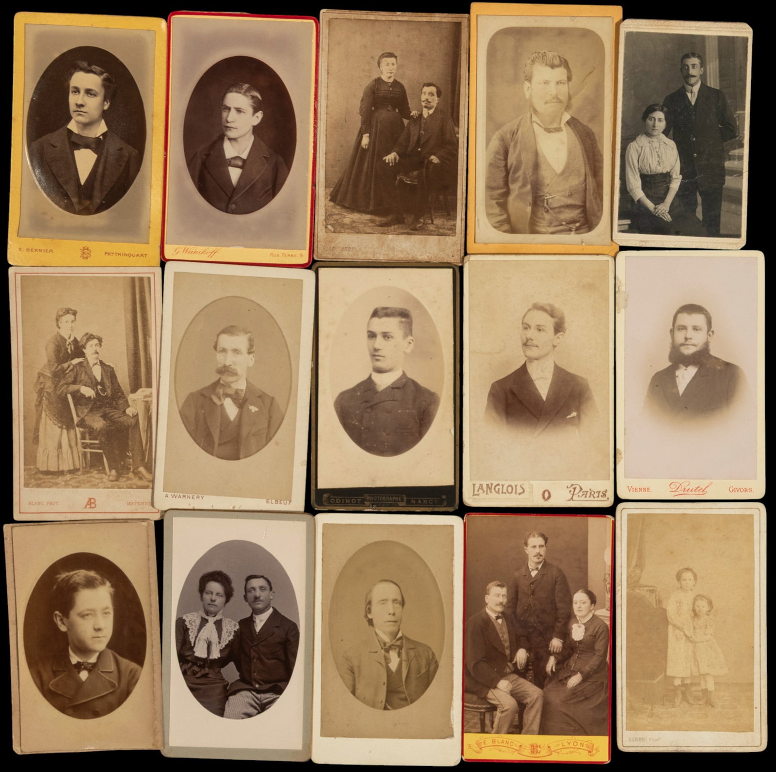 Lot of 15 old photos from the 19th and 20th centuries (1 of 2)
