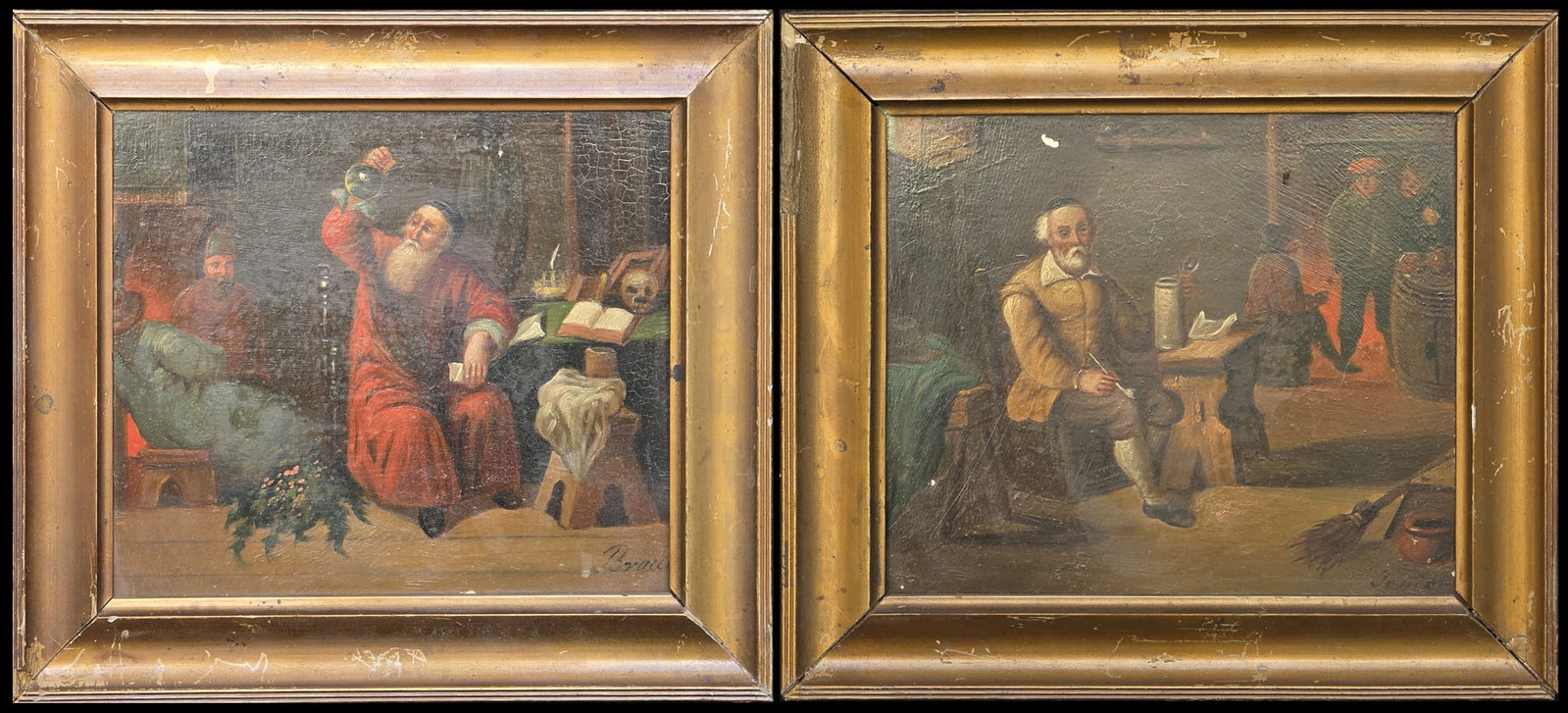 The Alchemist and Tavern Interior - 19th Century (1 of 4)