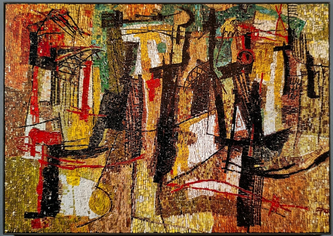 AFRO BASALDELLA (Udine, 1912 – Zurich, 1976) - Passeggiata archeologica, tav. 4. 20th century, (1 of 1)