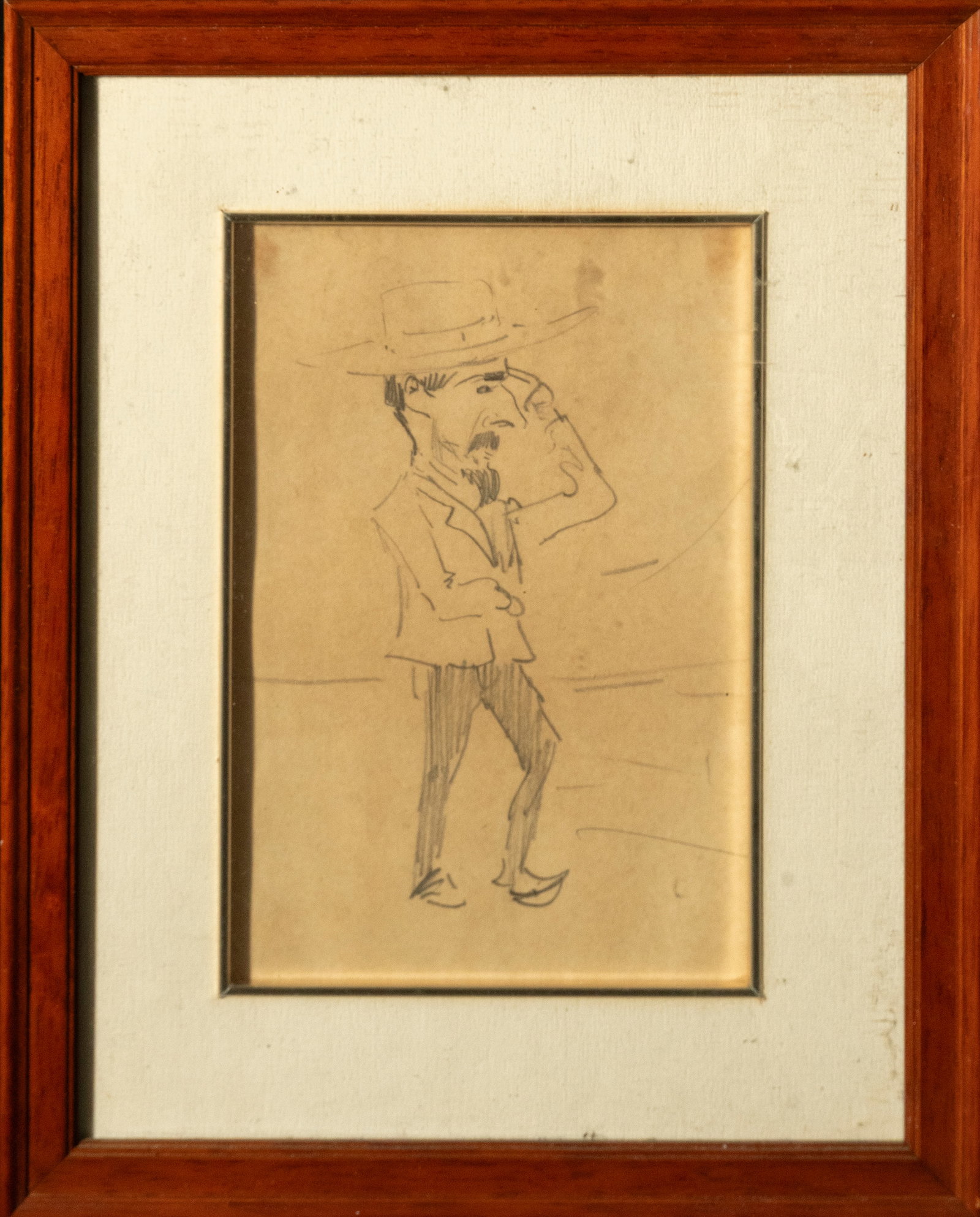 Ricard Opisso (1880-Barcelona, ??May 21, 1966): Charcoal on paper. 20 x 16 cm