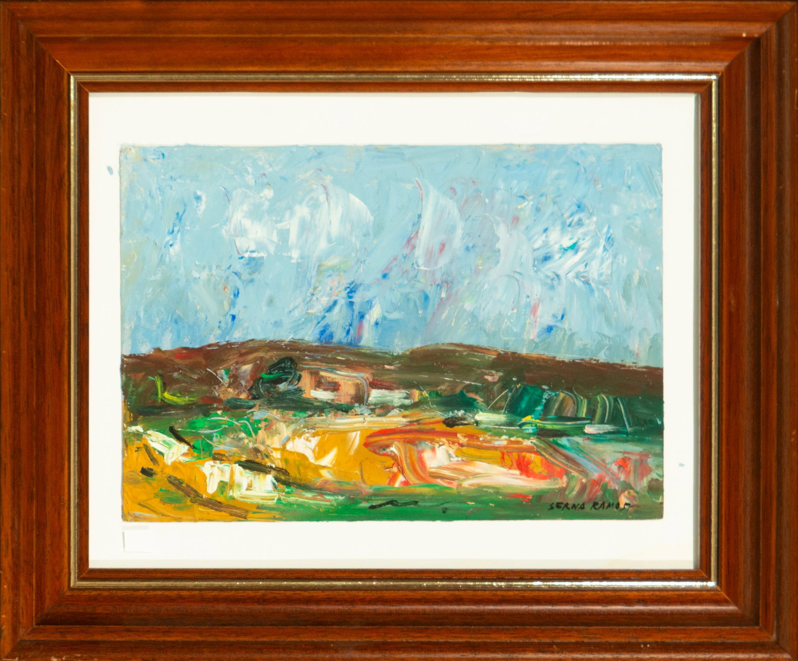 Landscape composition. Spanish school. 20th century. - José Antonio Serna Ramos (1927, Alicante - (1 of 4)