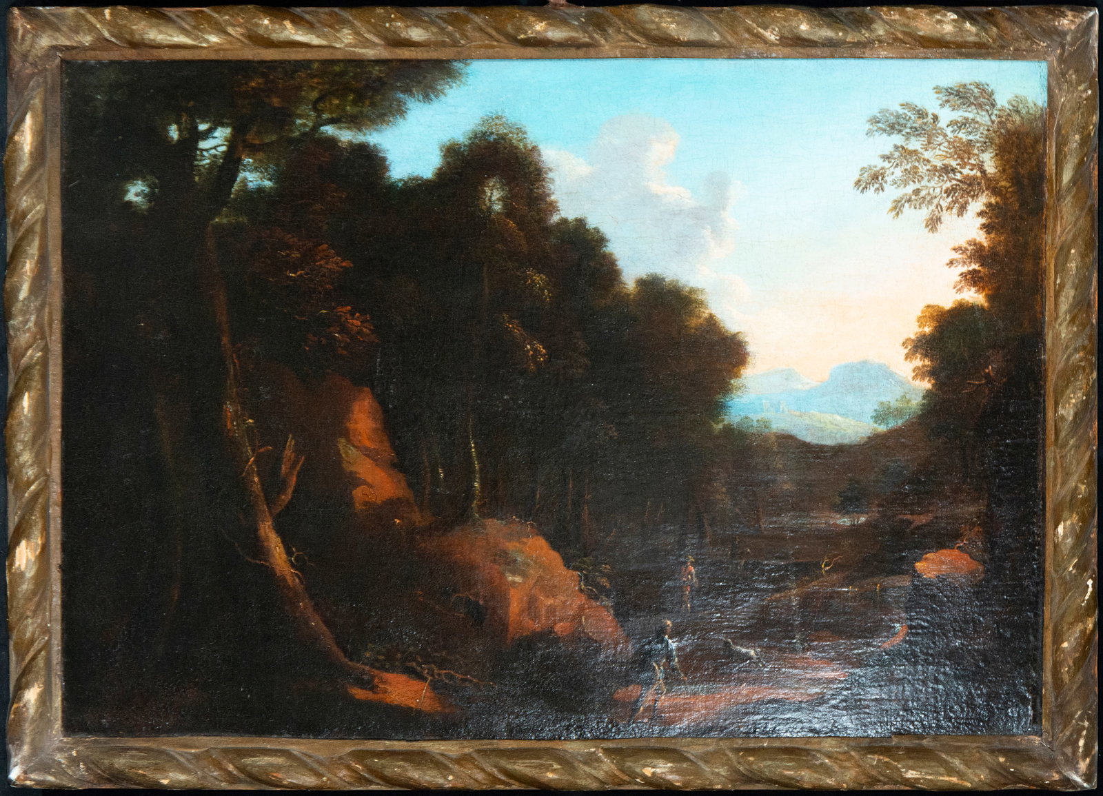 Decorative Flemish landscape from the 17th century (1 of 4)