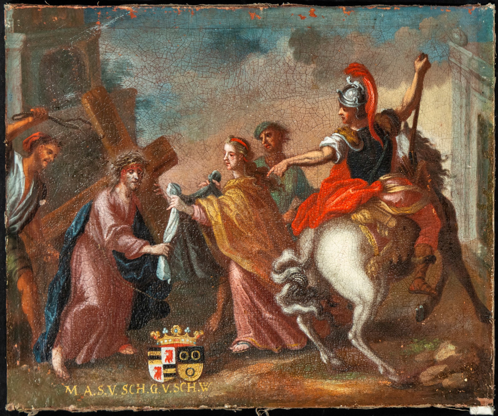 Saint Veronica - Venetian Master of the 17th Century - With crown from a German noble collection (1 of 7)