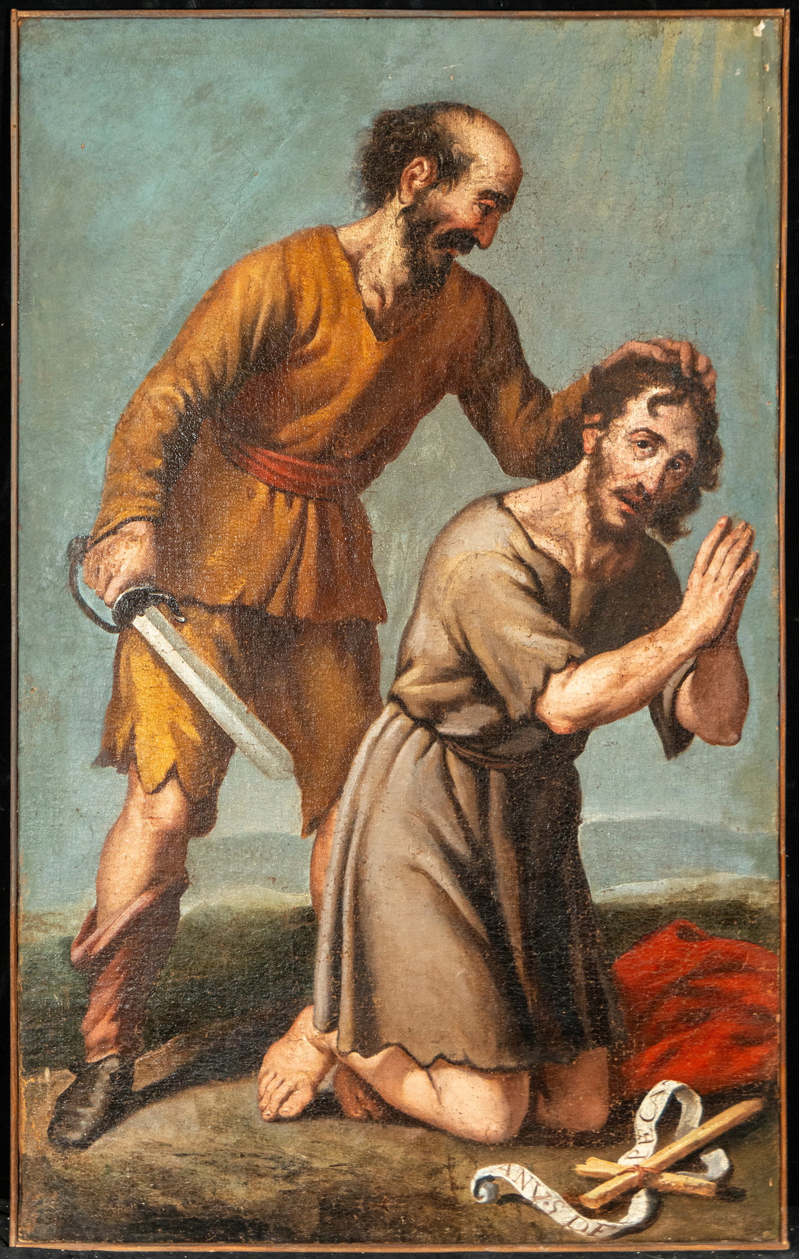 PALOMINO Y VELASCO, ANTONIO - Martyrdom of Saint Paul, Spanish School, 17th Century (1 of 6)