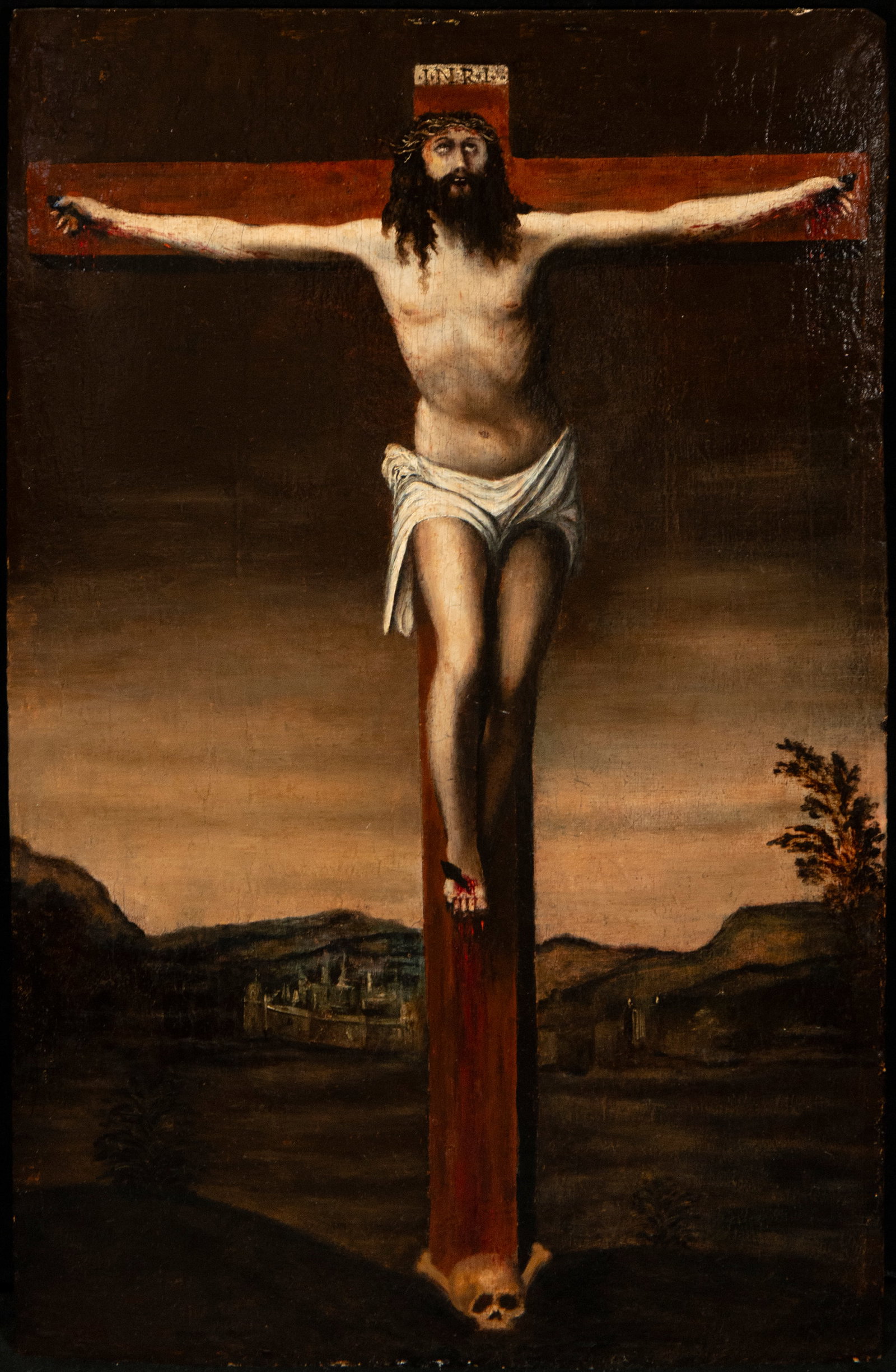 Crucifixion, Circle of Blas de Prado, Castilian School, 16th Century (1 of 4)