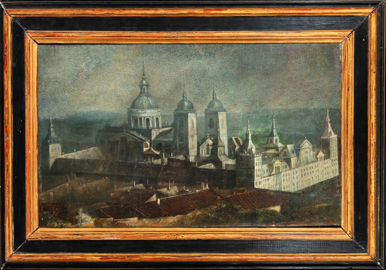 View of the Monastery of El Escorial. Madrid School. 17th Century (1 of 4)