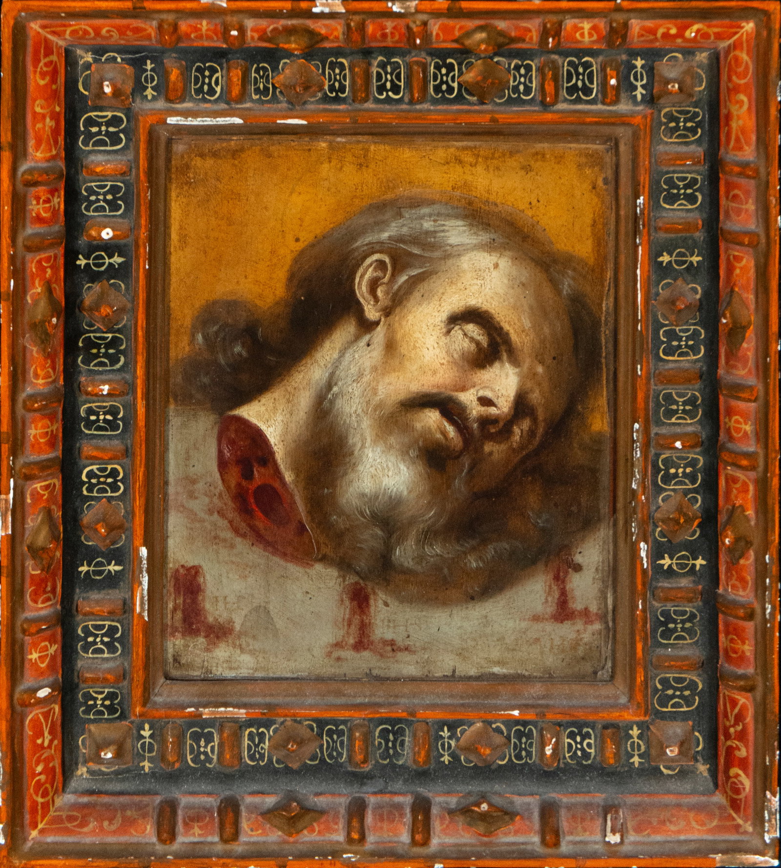 Severed head of Saint Paul and miracle of the Three Fountains. Sevillian School. 16th century (1 of 5)